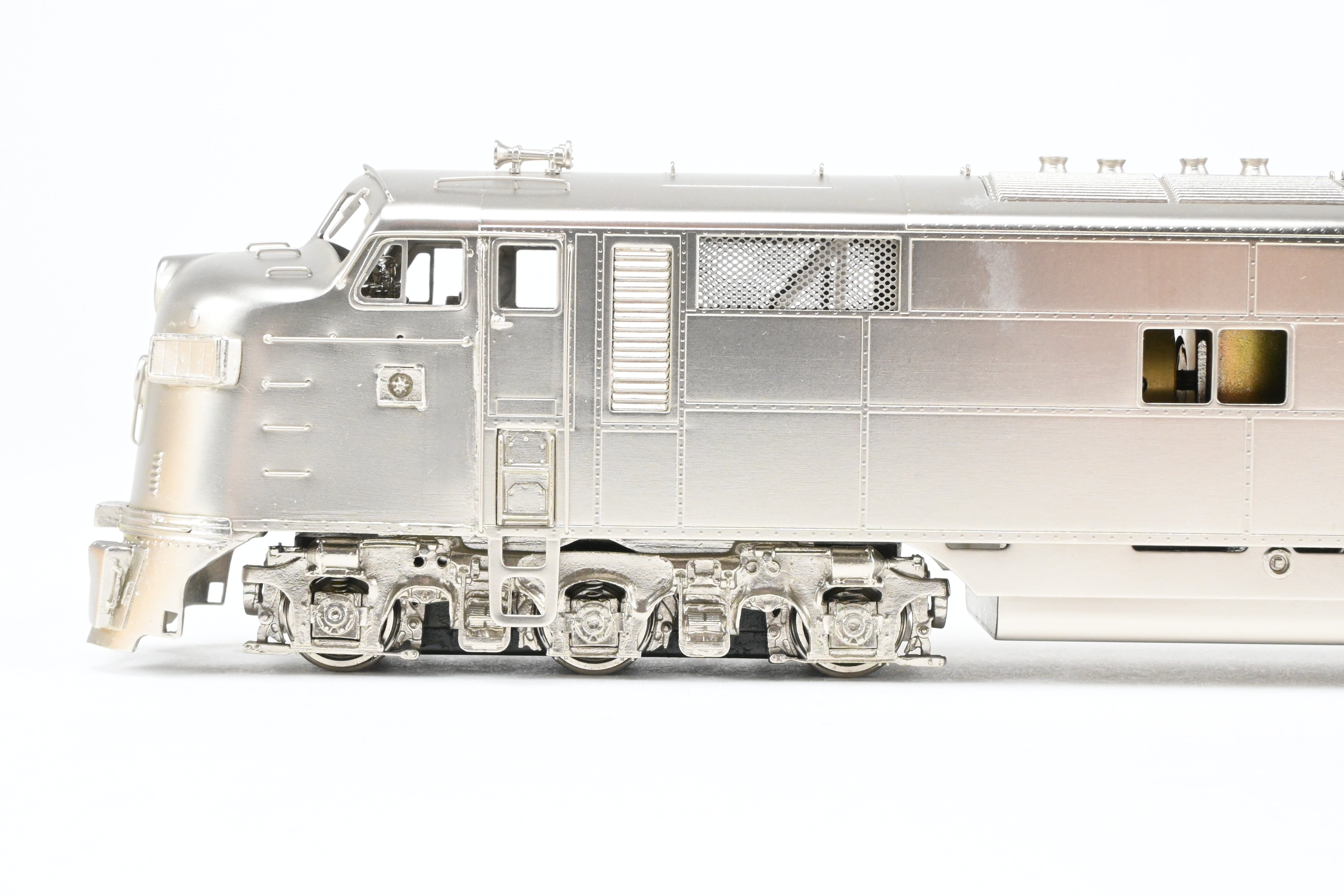 HO Scale Brass Model Train - Oriental Limited CB&Q - Burlington Route EMD E7A with 2000 HP Factory Plated Version