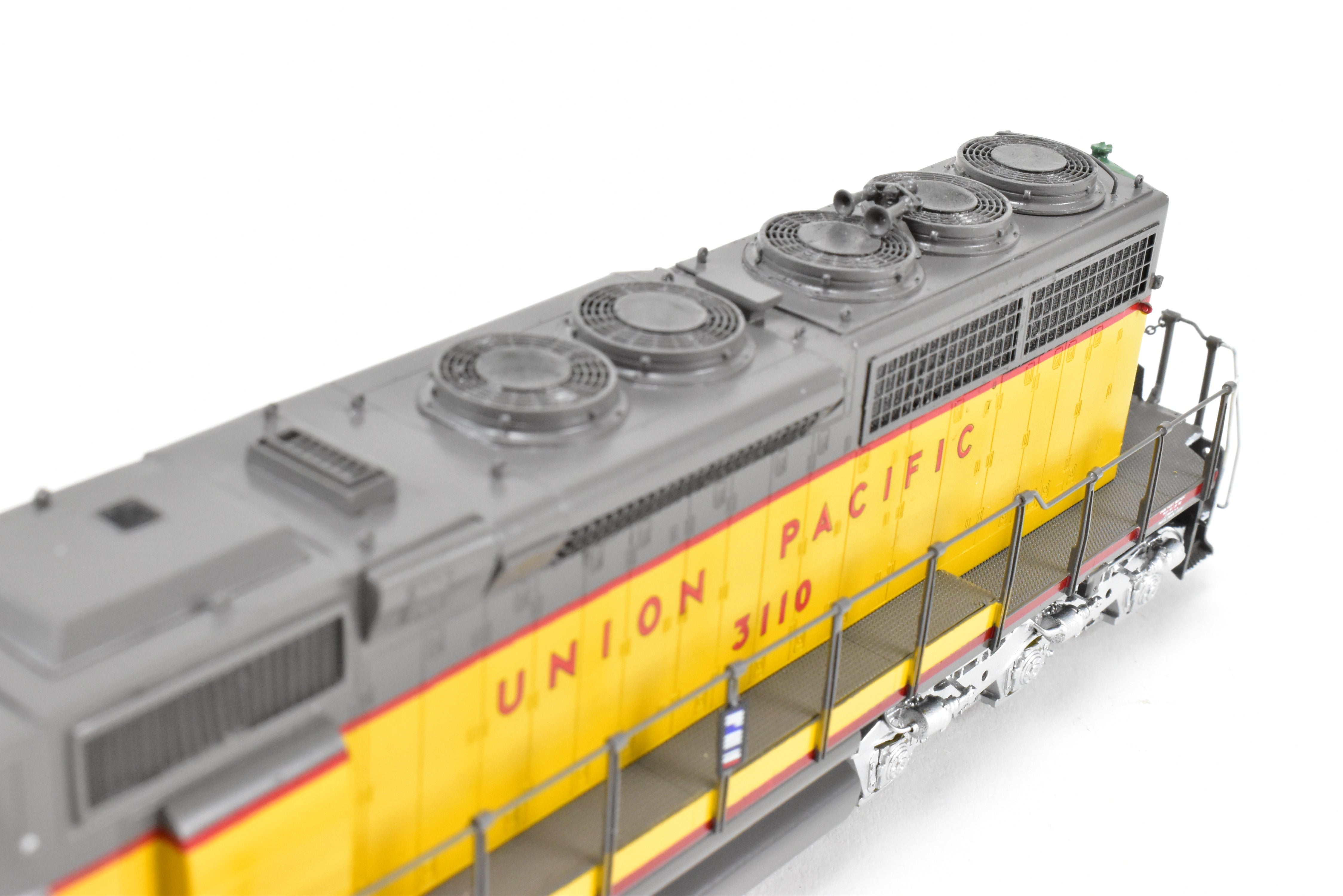 HO Scale Brass Model Train by Overland Models Inc. - Union Pacific EMD SD40 Locomotives with Road Numbers from 3083 to 3122, Specifically CP #3110