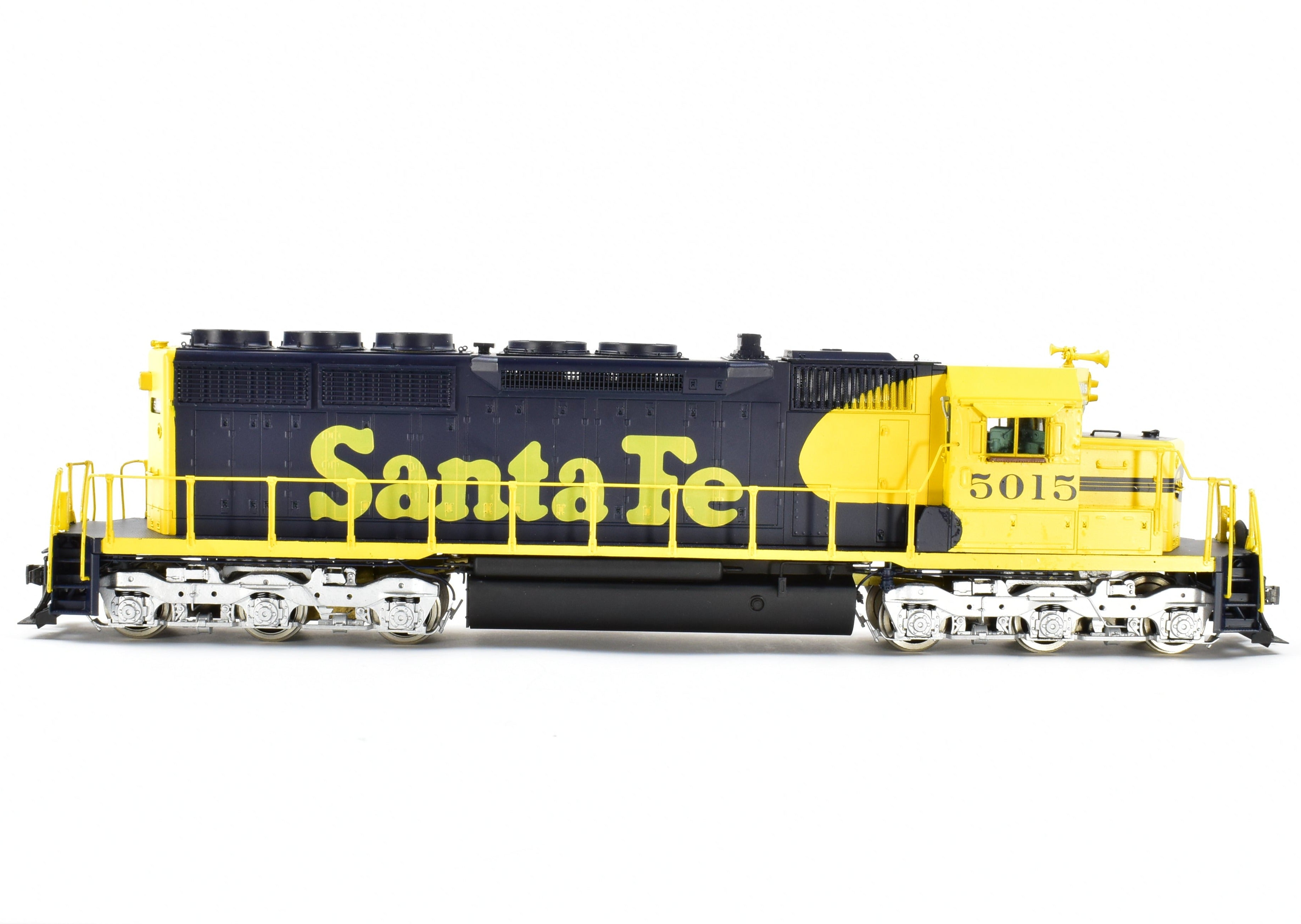 O Gauge Brass Precision Scale Co. ATSF - Santa Fe SD40 - 2 Model Locomotive #5015 with Factory Painting - A Rare Collectible
