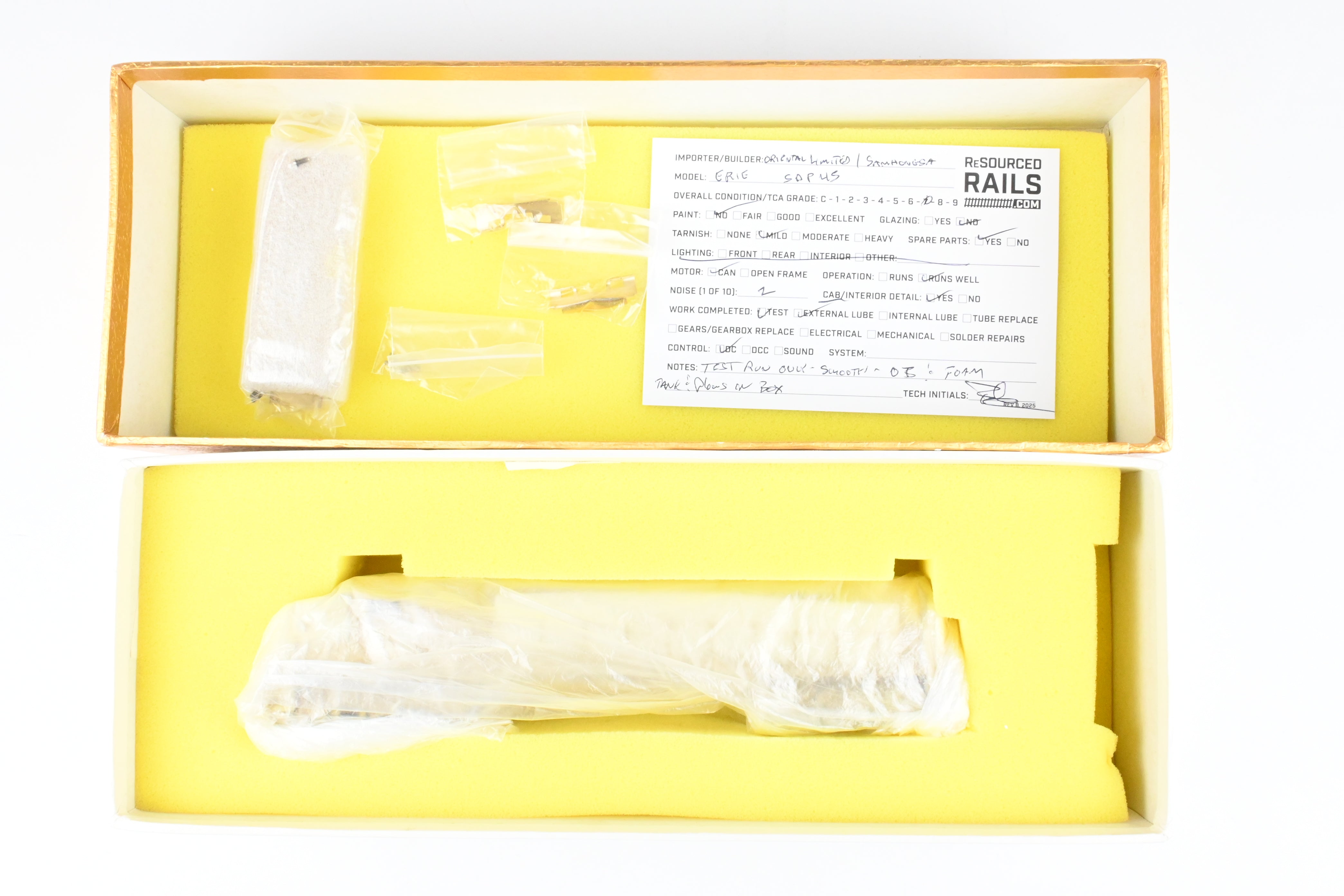 HO Scale Brass Erie Version EMD SDP45 3600 HP from Oriental Limited