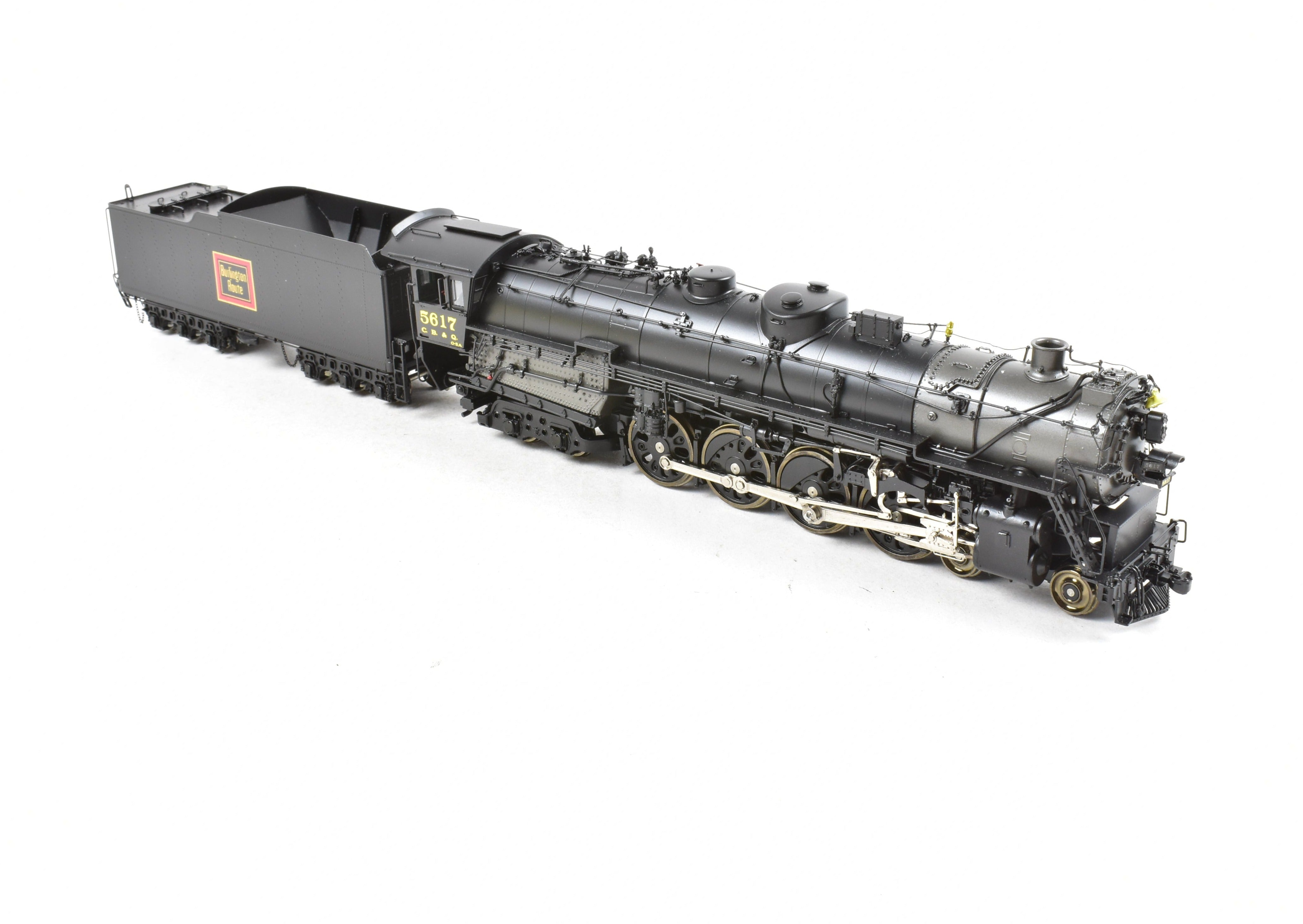 HO Scale Brass Oriental Limited CB&Q Burlington Route O - 5a 4 - 8 - 4 Factory - Painted Locomotive #5617