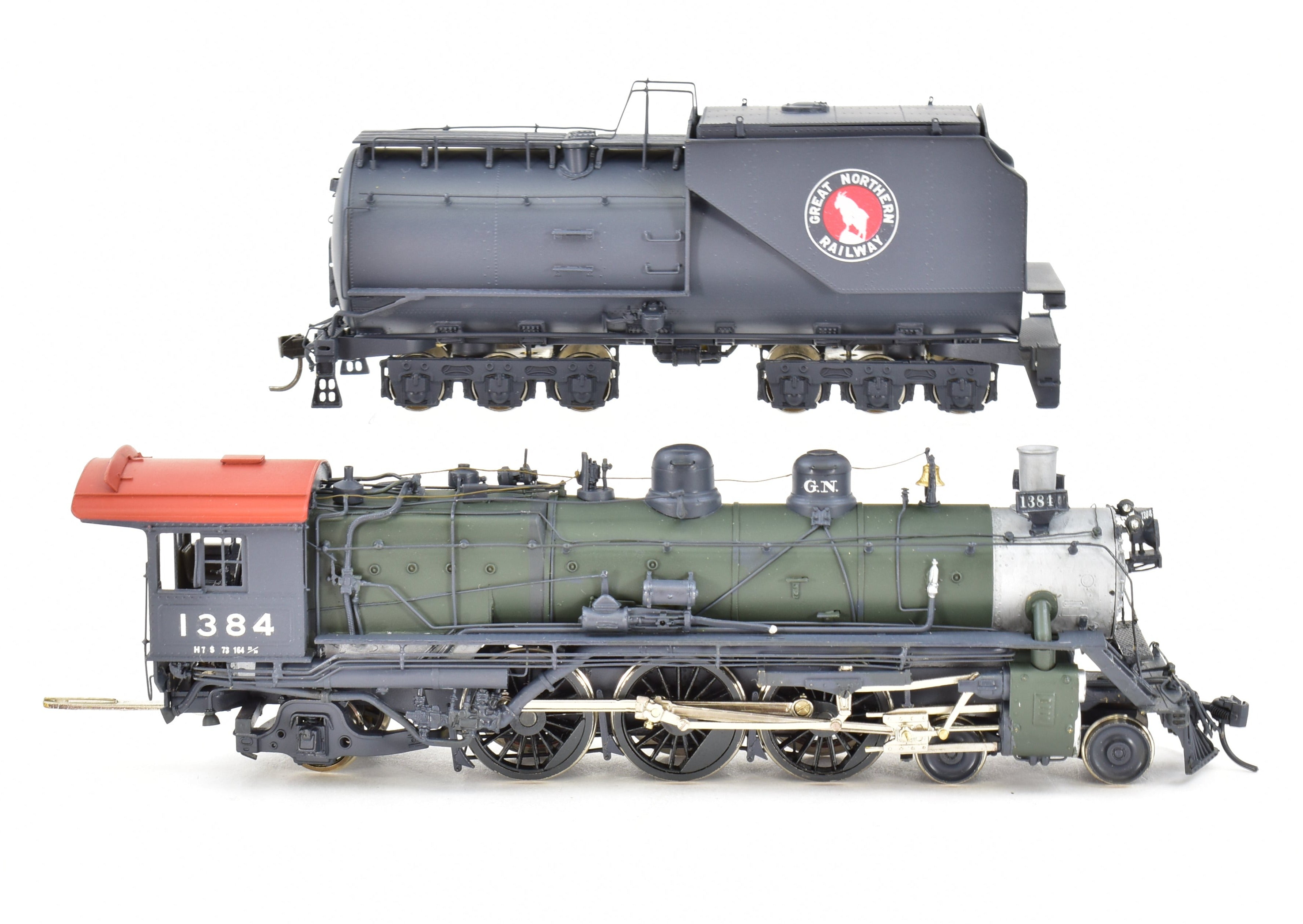 HO Brass Westside Model Co. GN - Great Northern 4-6-2 H-7 Professionally Painted Glacier Park Design