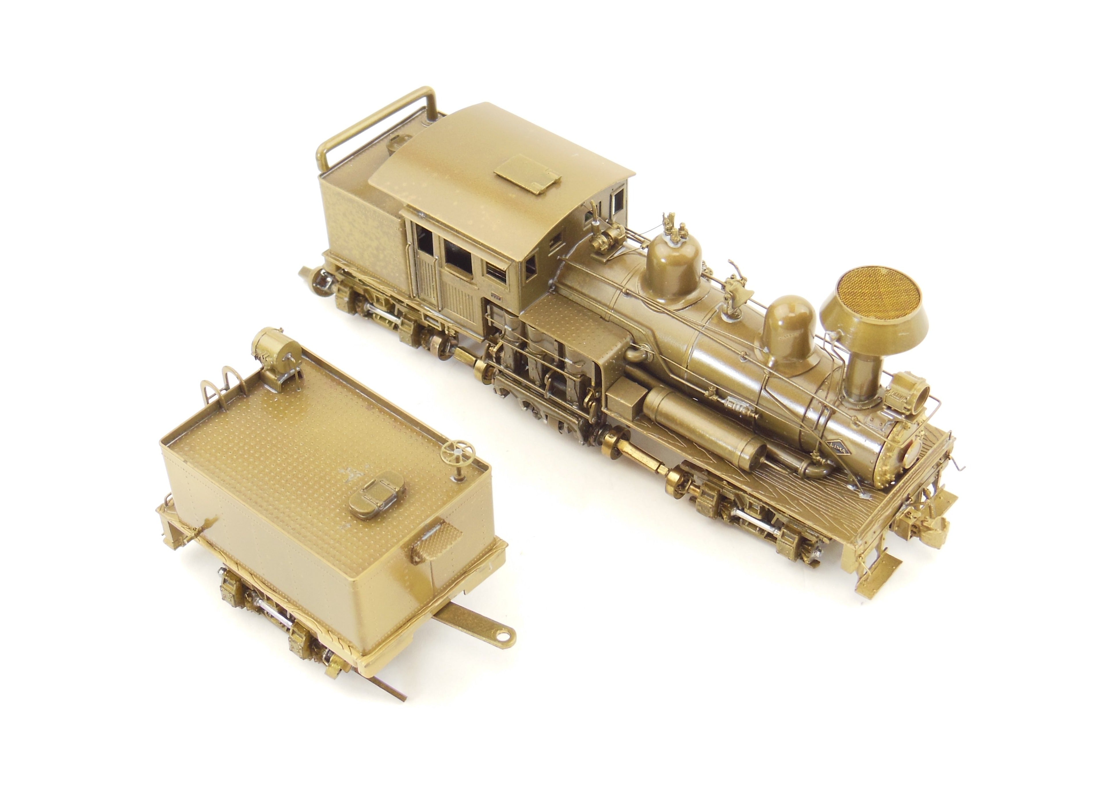HO Scale Brass PFM - United Cherry River 3-Truck Shay Geared Model Locomotive for Train Enthusiasts