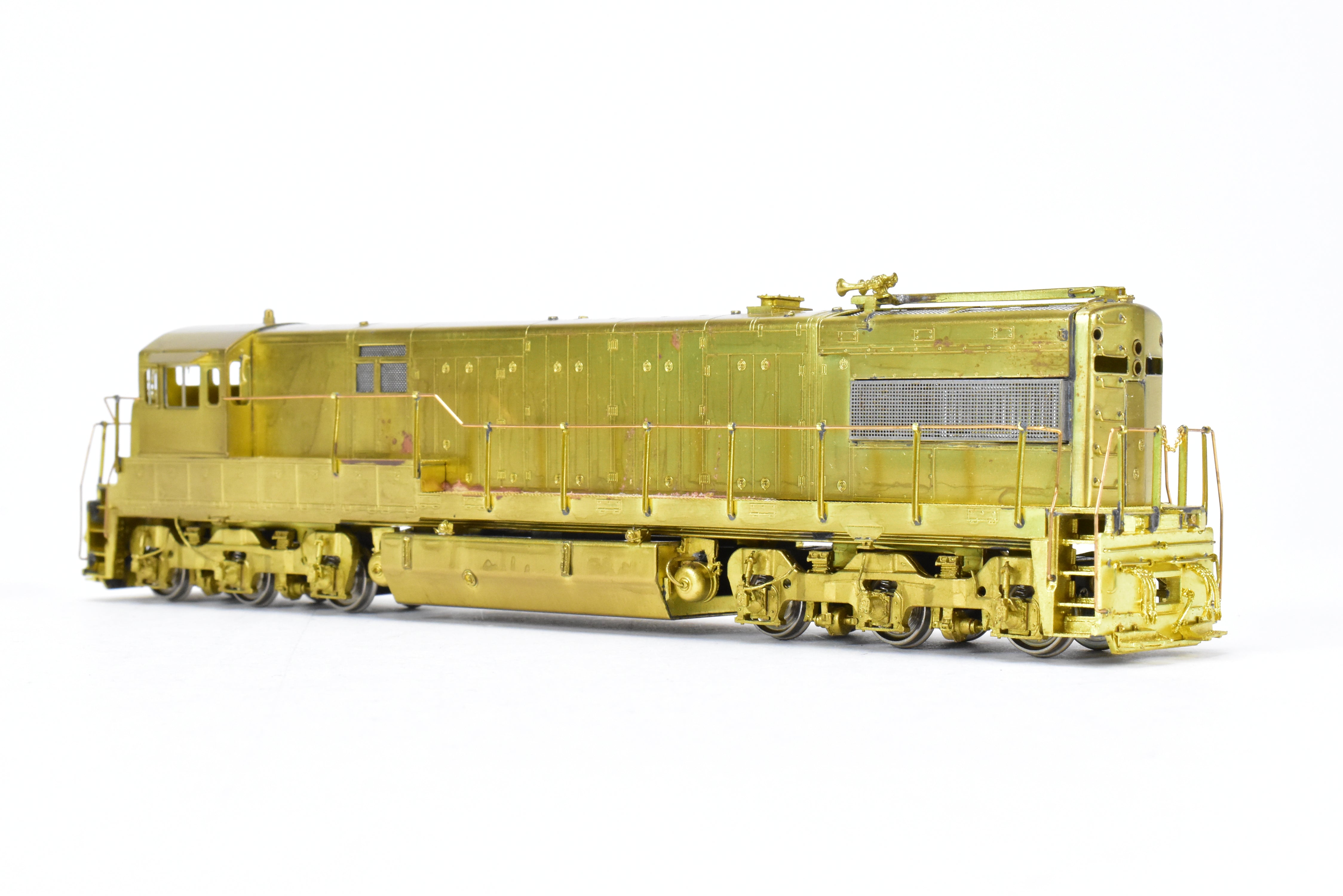 HO Scale Brass GE U-28C Late Model Locomotives by Overland Models, Inc. for Various Railroads