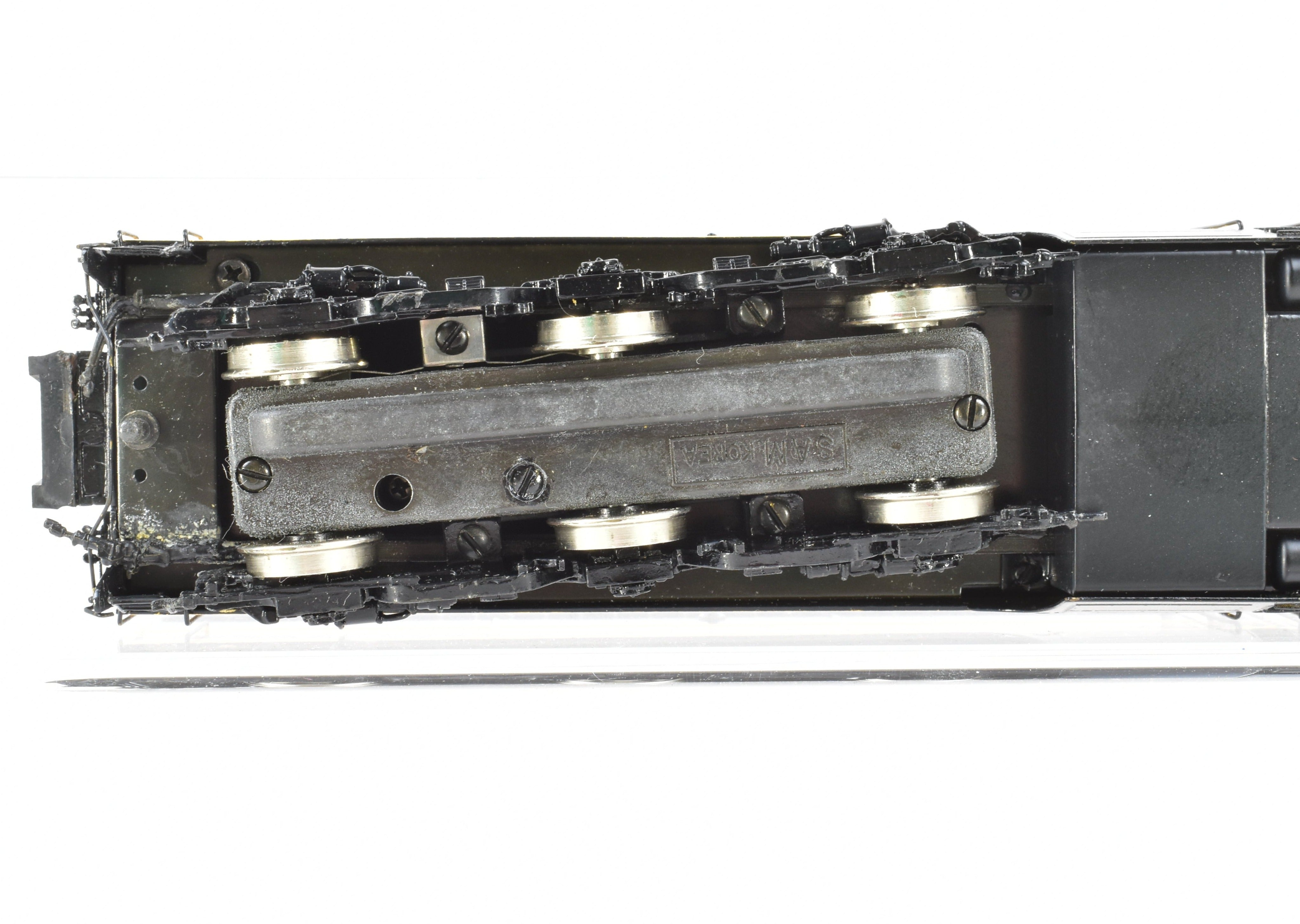 HO Scale Brass Model Train Key Imports D&RGW - Denver & Rio Grande Western Alco PA A/B/A Set Locomotive in Black and Yellow Color Scheme