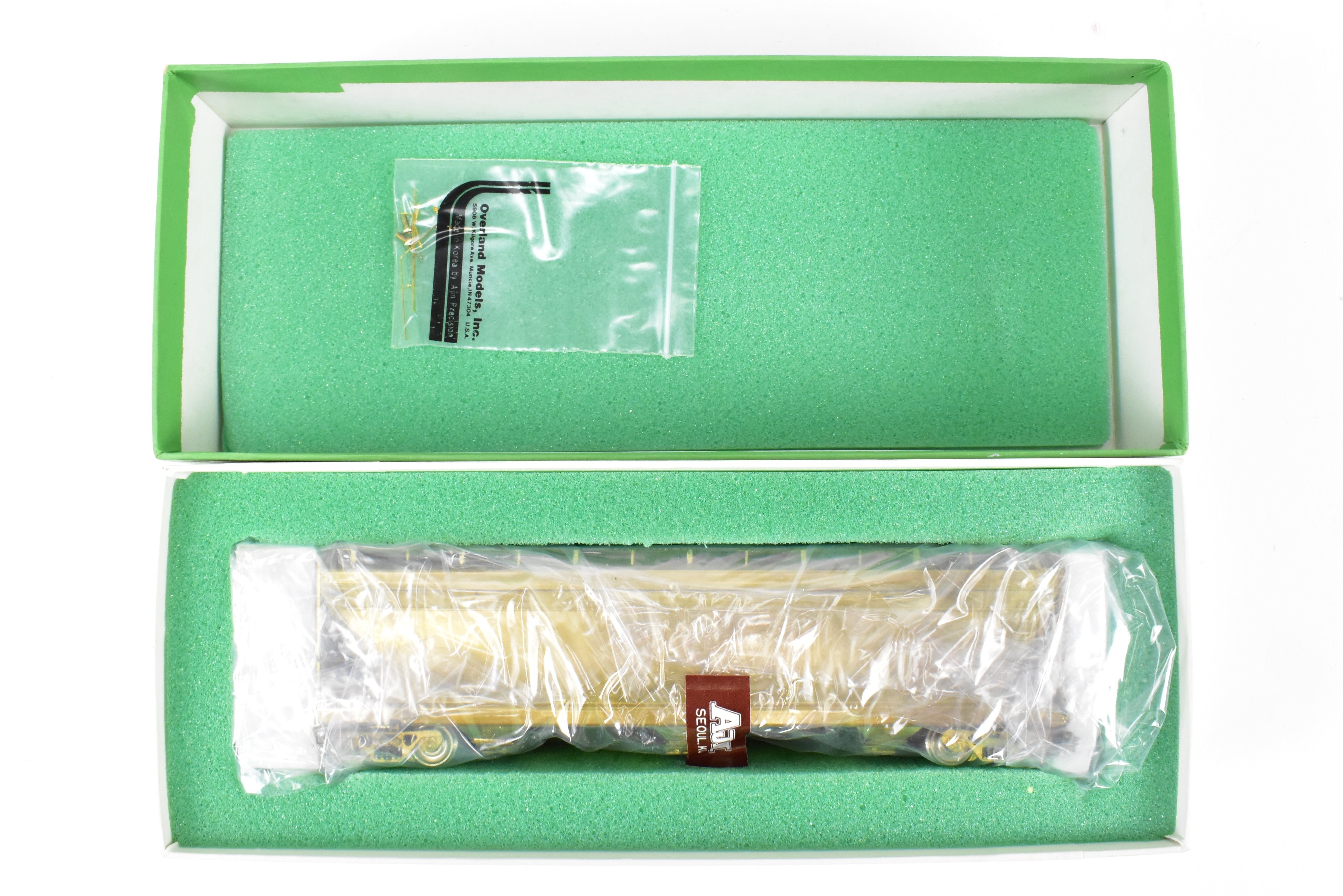 HO Scale Brass OMI - Overland Models, Inc. Various Roads ACF 3 - Bay Counterflow 4650 Cubic Feet Covered Hopper Model with 3 Long Hatches