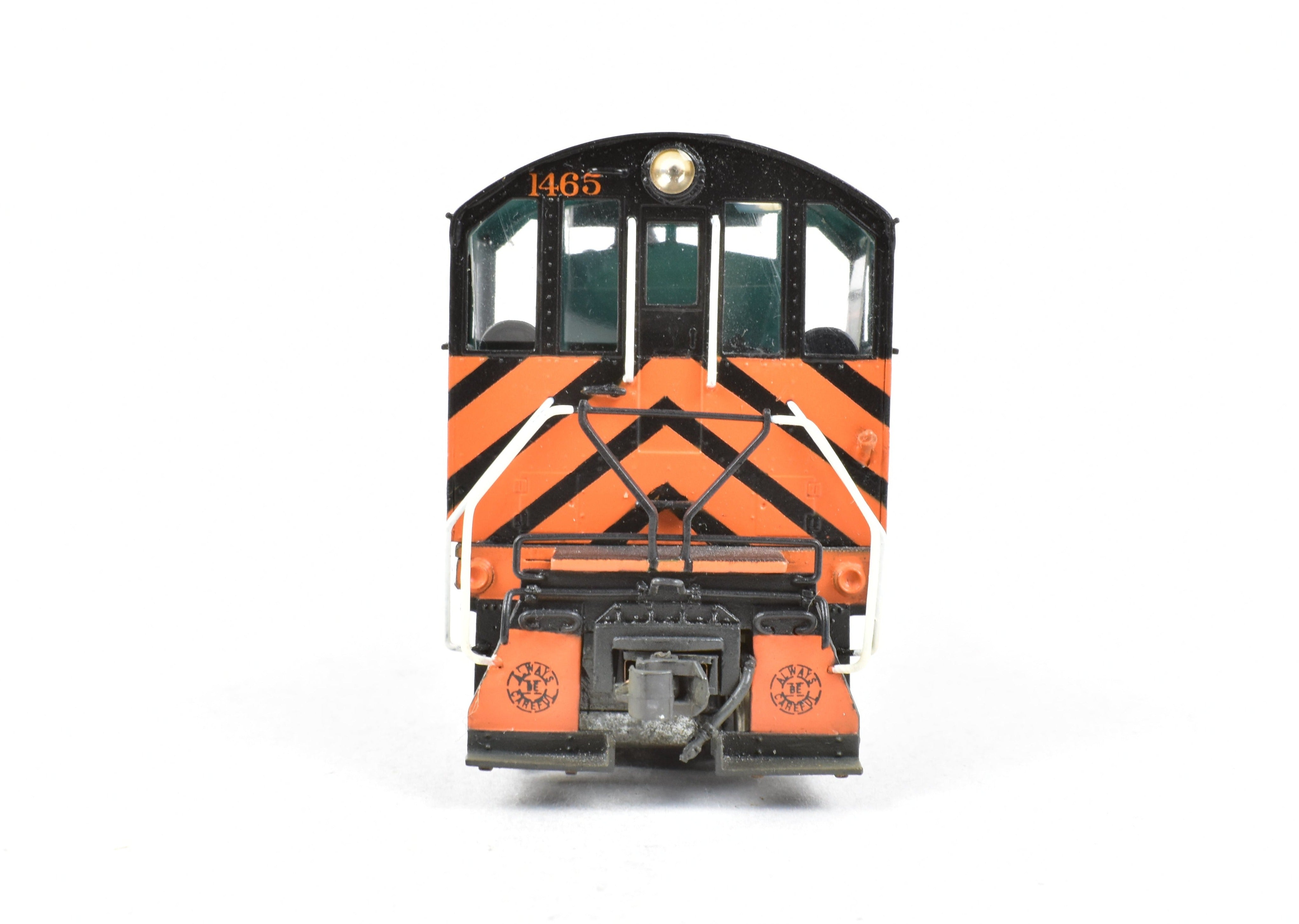 Custom Painted Tiger Stripe HO Brass ALCO S - 4 Switcher Model for Southern Pacific