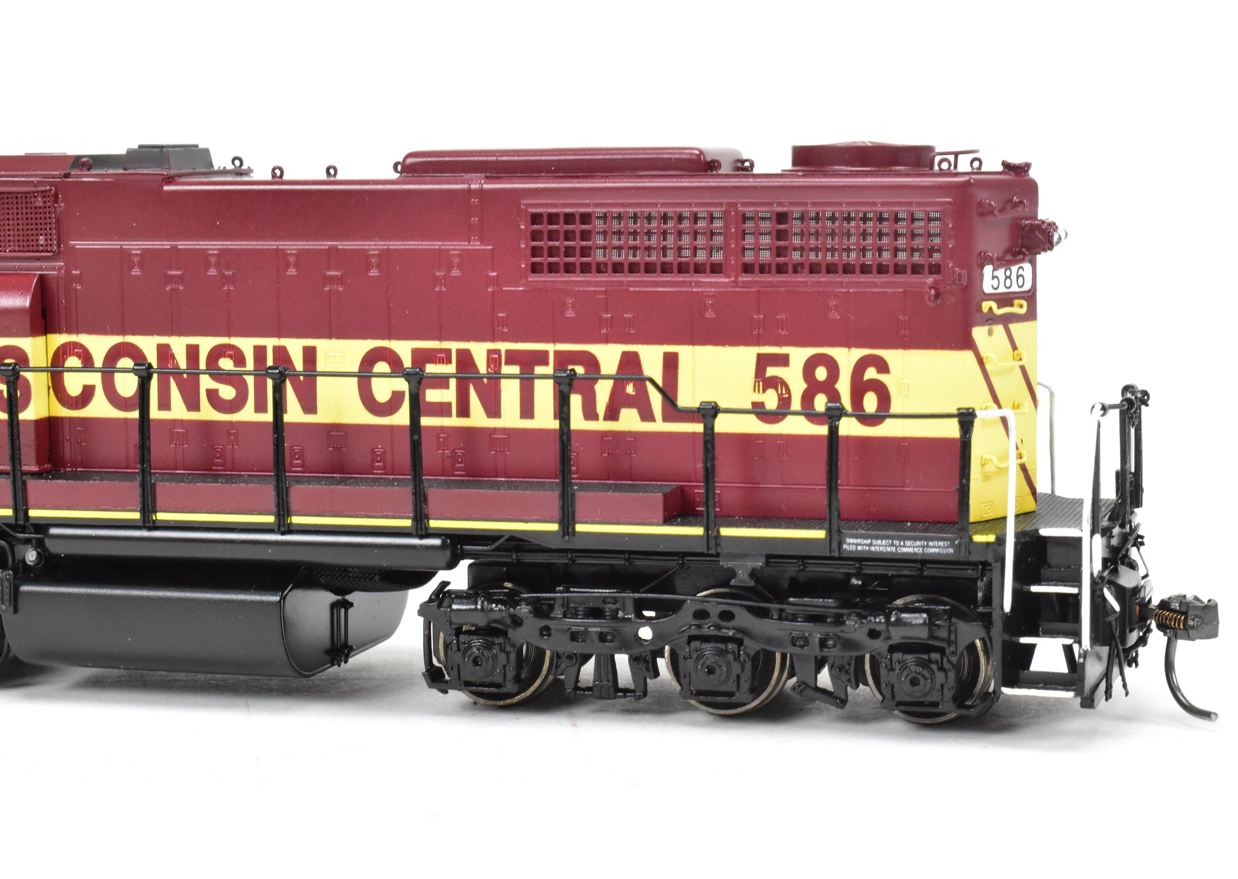 HO Scale Brass Diesel Locomotive - Overland Models, Inc. WC - Wisconsin Central EMD SDL39 Factory Painted Model No. 586