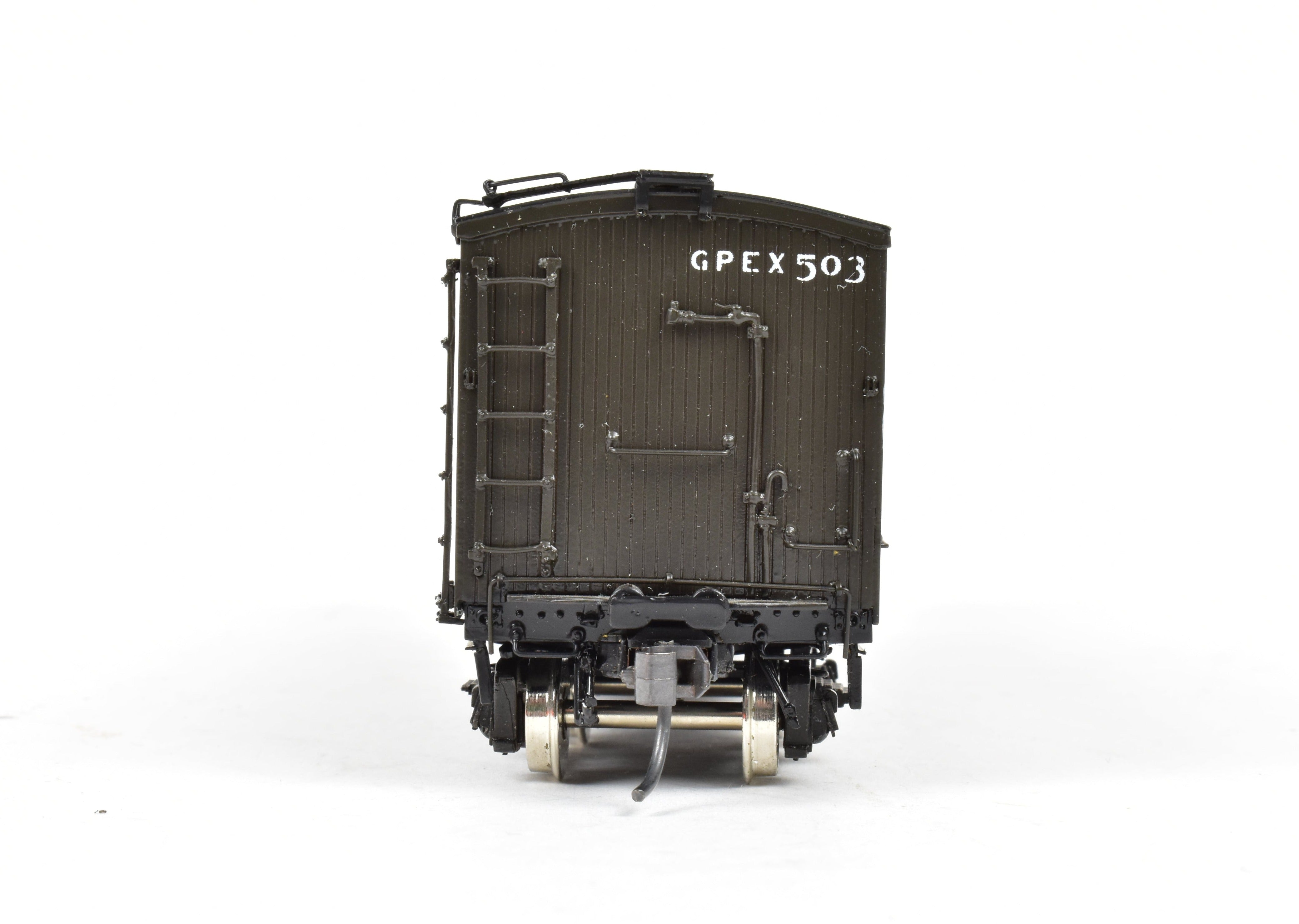 High - Quality HO Scale Brass Precision Scale Co. Model Train GPEX 41 - Foot Wood Sheath Milk Tank Car Hoods FP for Collectors