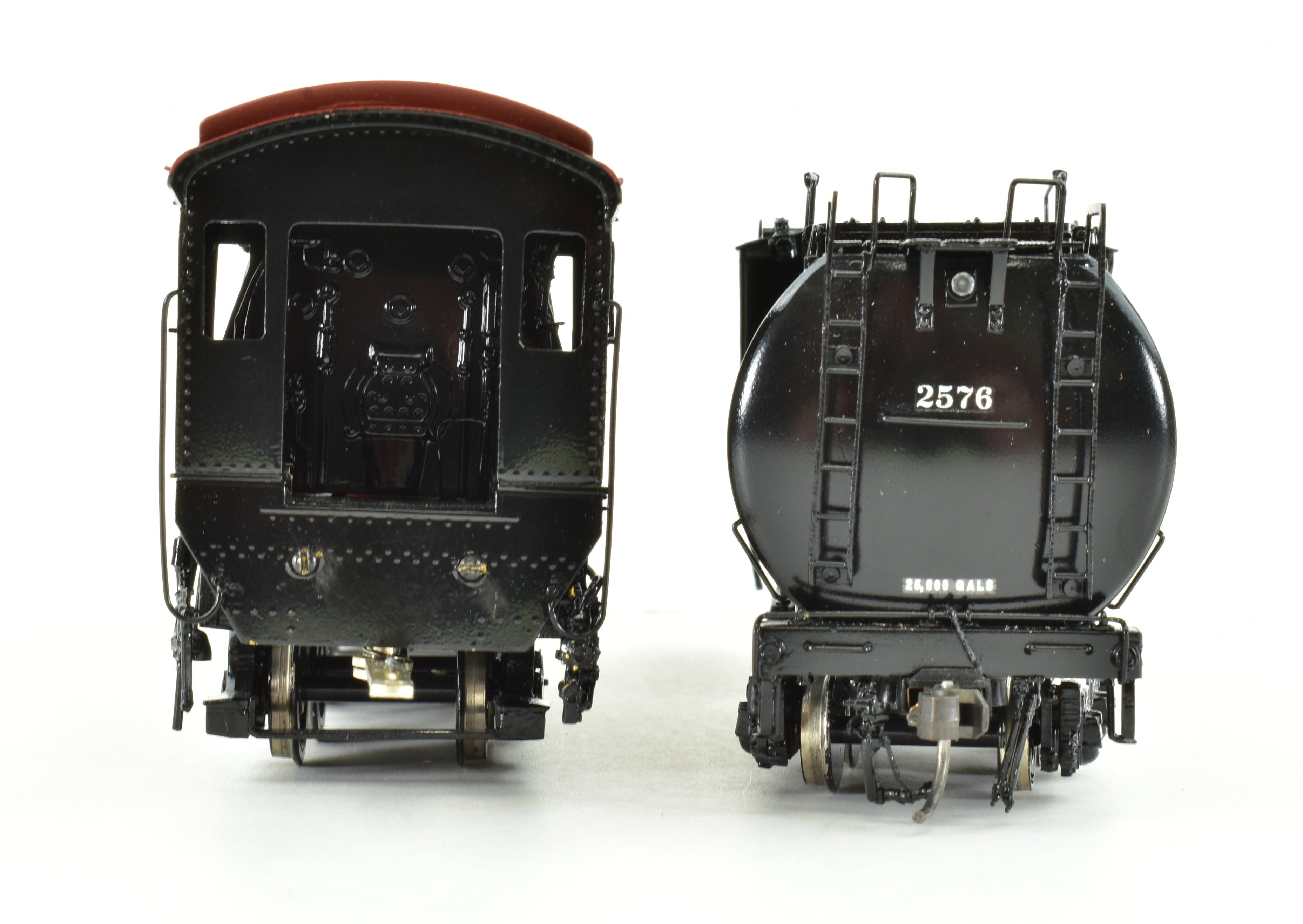 HO Scale Brass Model Train - Great Northern S-2 4-8-4 Professionally Painted in Glacier Park Scheme by Westside Model Co. GN