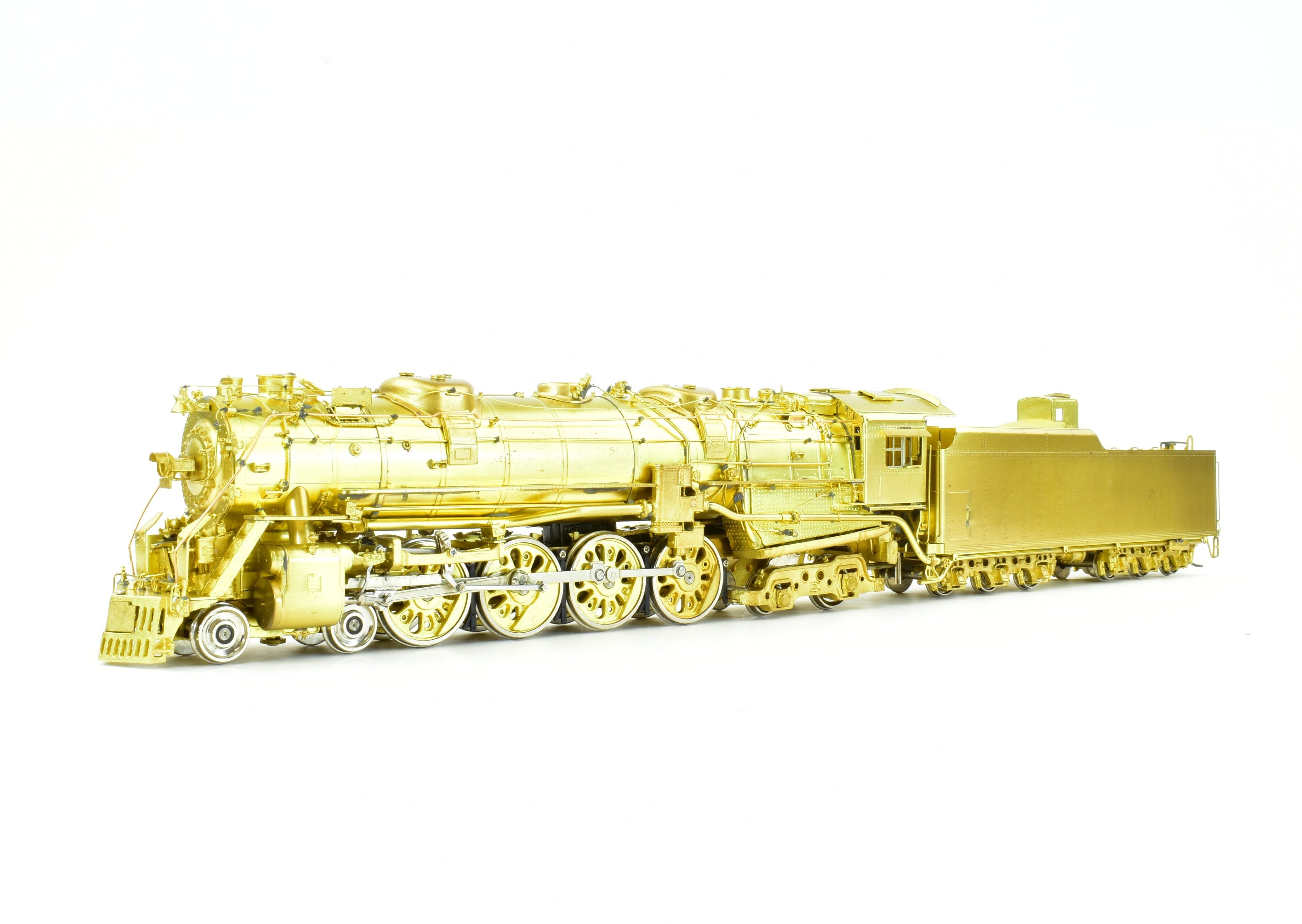 HO Scale Brass Model Train - Overland Models, Inc. Missouri Pacific 2100 4-8-4 Steam Locomotive by Ajin Precision