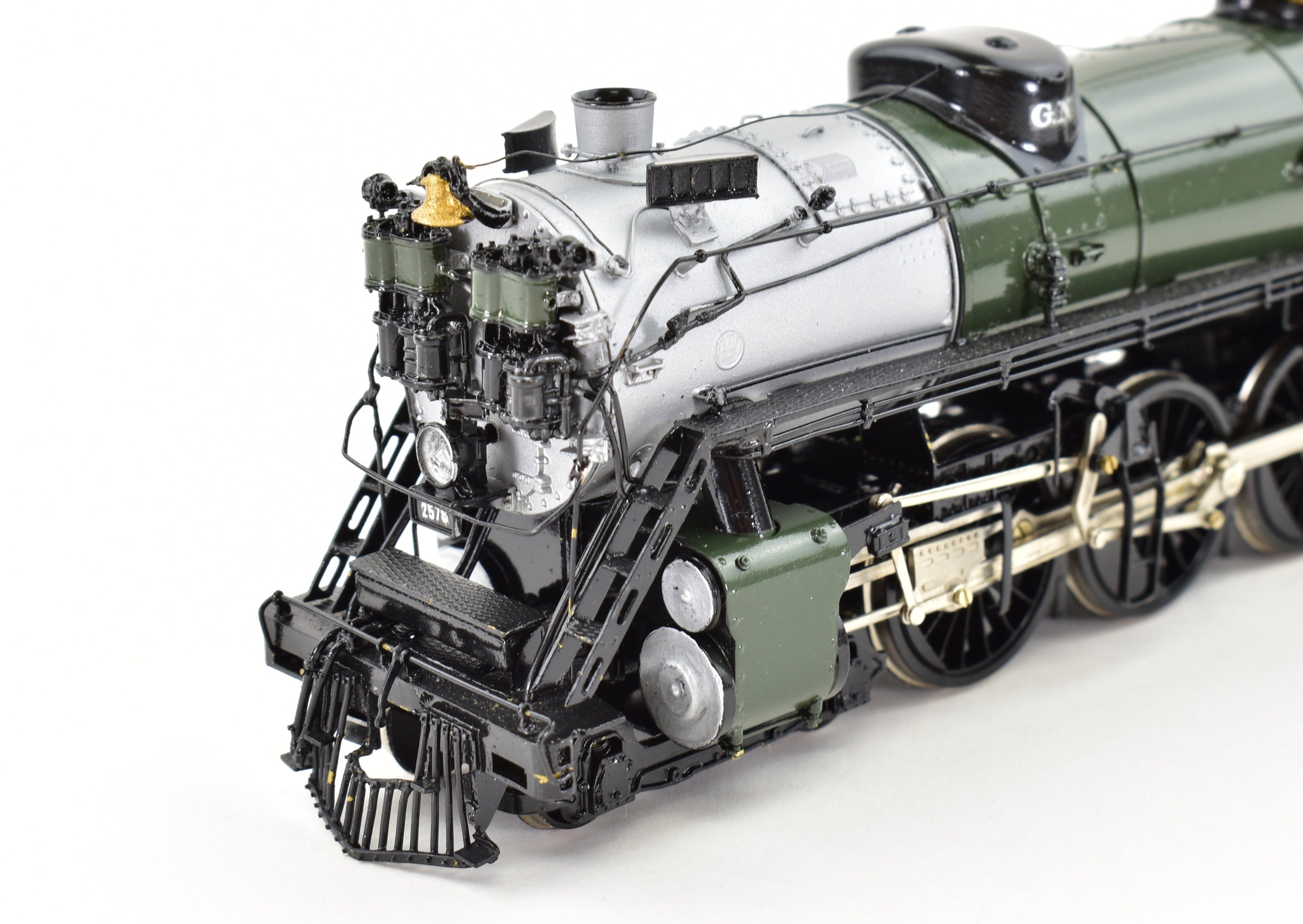 HO Scale Brass Model Train - Great Northern S-2 4-8-4 Professionally Painted in Glacier Park Scheme by Westside Model Co. GN
