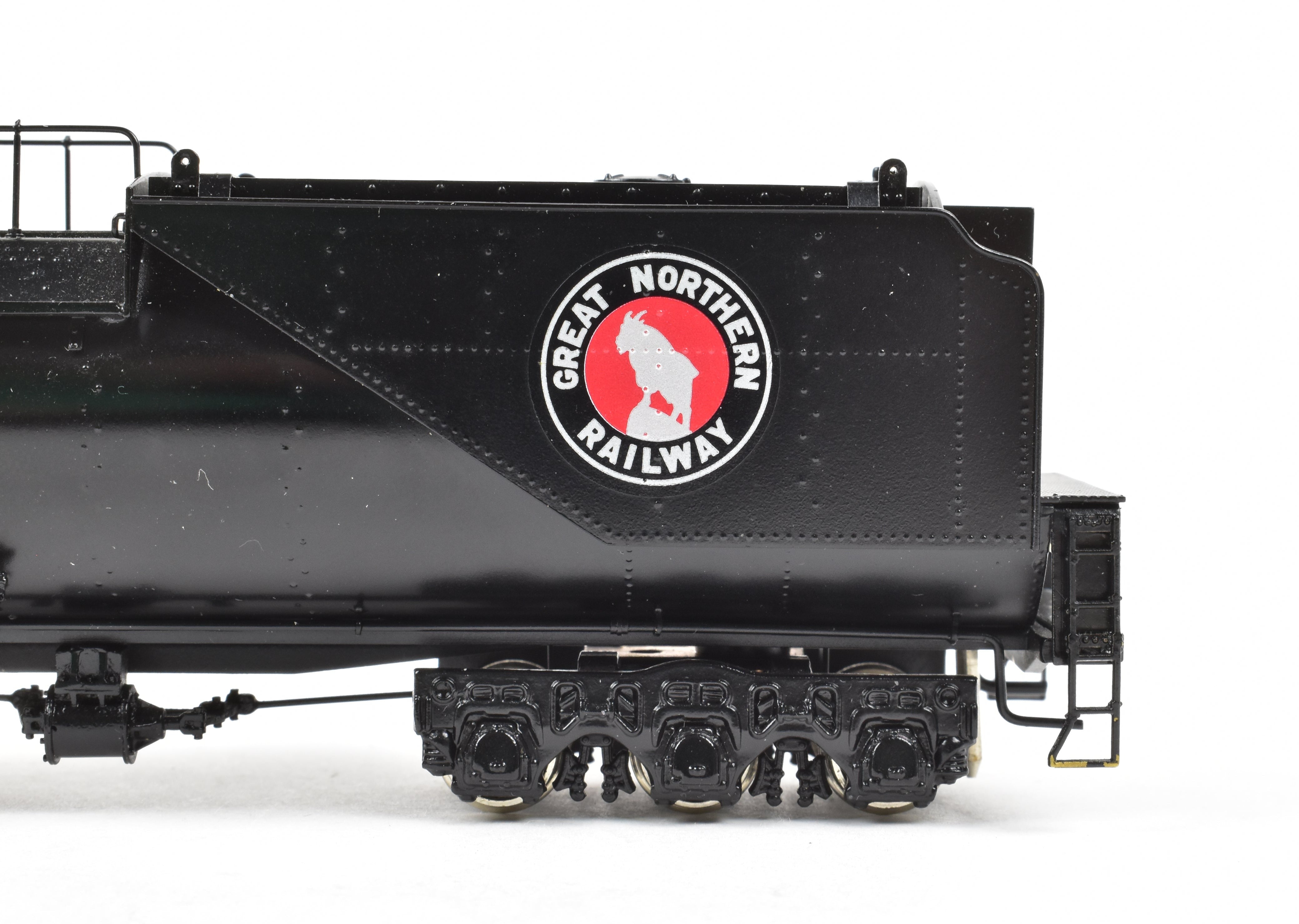 High - Quality HO Scale Brass Freight Train Tender Model - PFM by Tenshodo, Great Northern 4 - 8 - 4 Class S - 1 Tender Only, Extremely Scarce 1987 Run with Factory Painting and New ReBoxx Packaging
