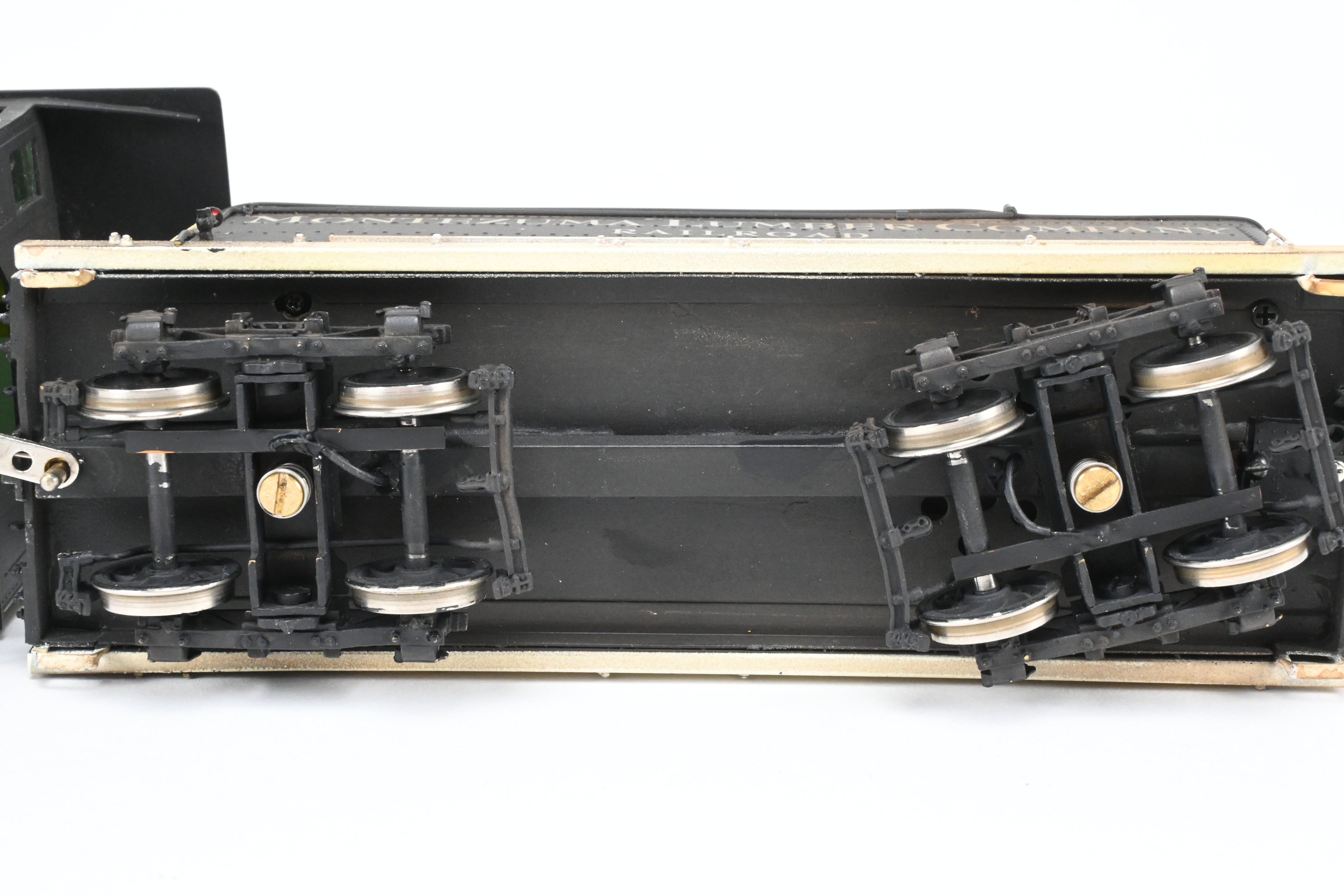 On3 Scale Brass Model Train - Balboa Scale Models' Exclusive Custom Denver & Rio Grande C-19 2-8-0 CP Locomotive with Correct Tender for Montezuma Lumber Co. #346, Featuring Added Details and SoundTraxx Tsunami DCC/Sound System