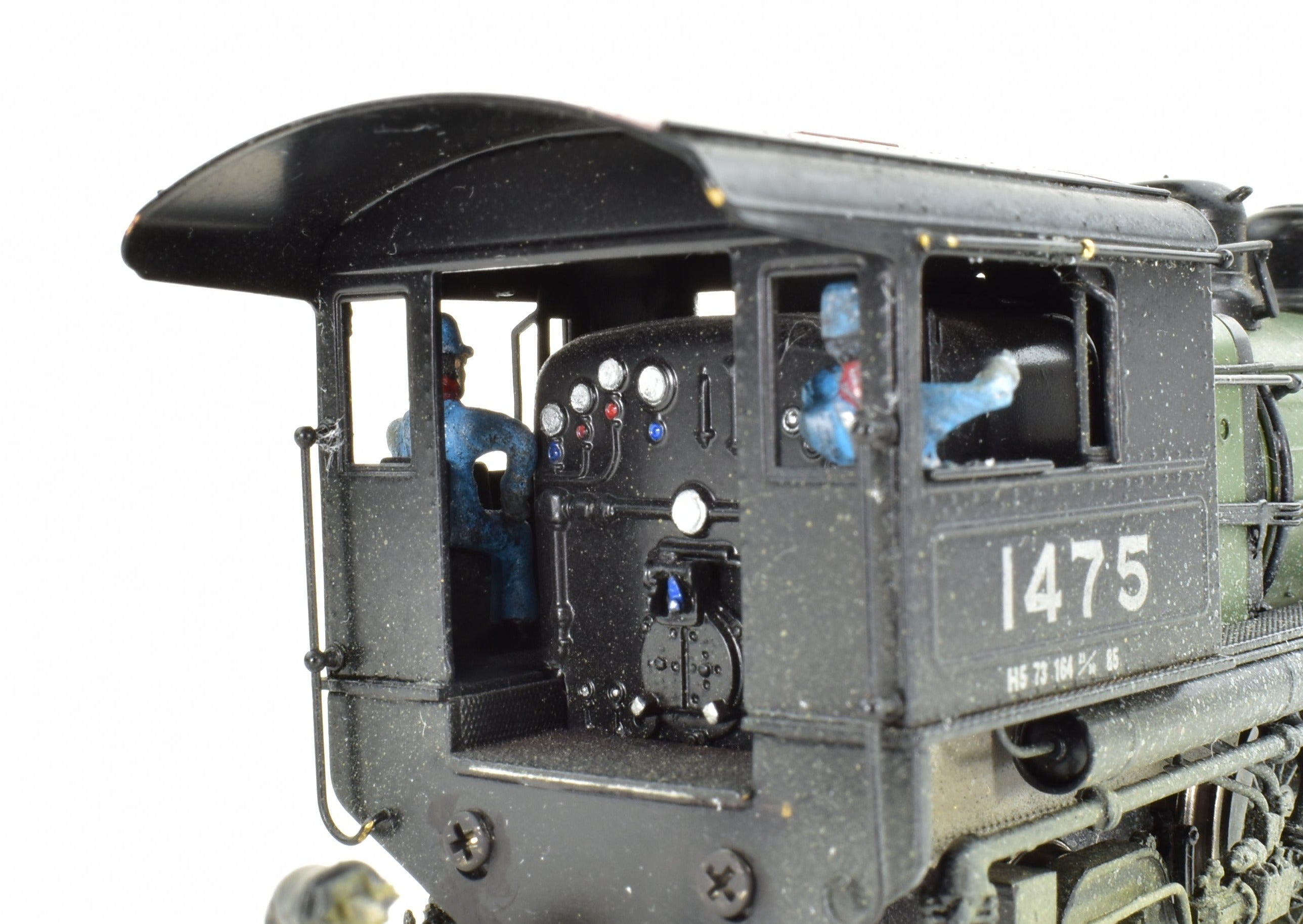 HO Scale Brass Oriental Limited Great Northern 4-6-2 Class H-6 Factory-Painted Model in Glacier Park Scheme, As-Is Condition
