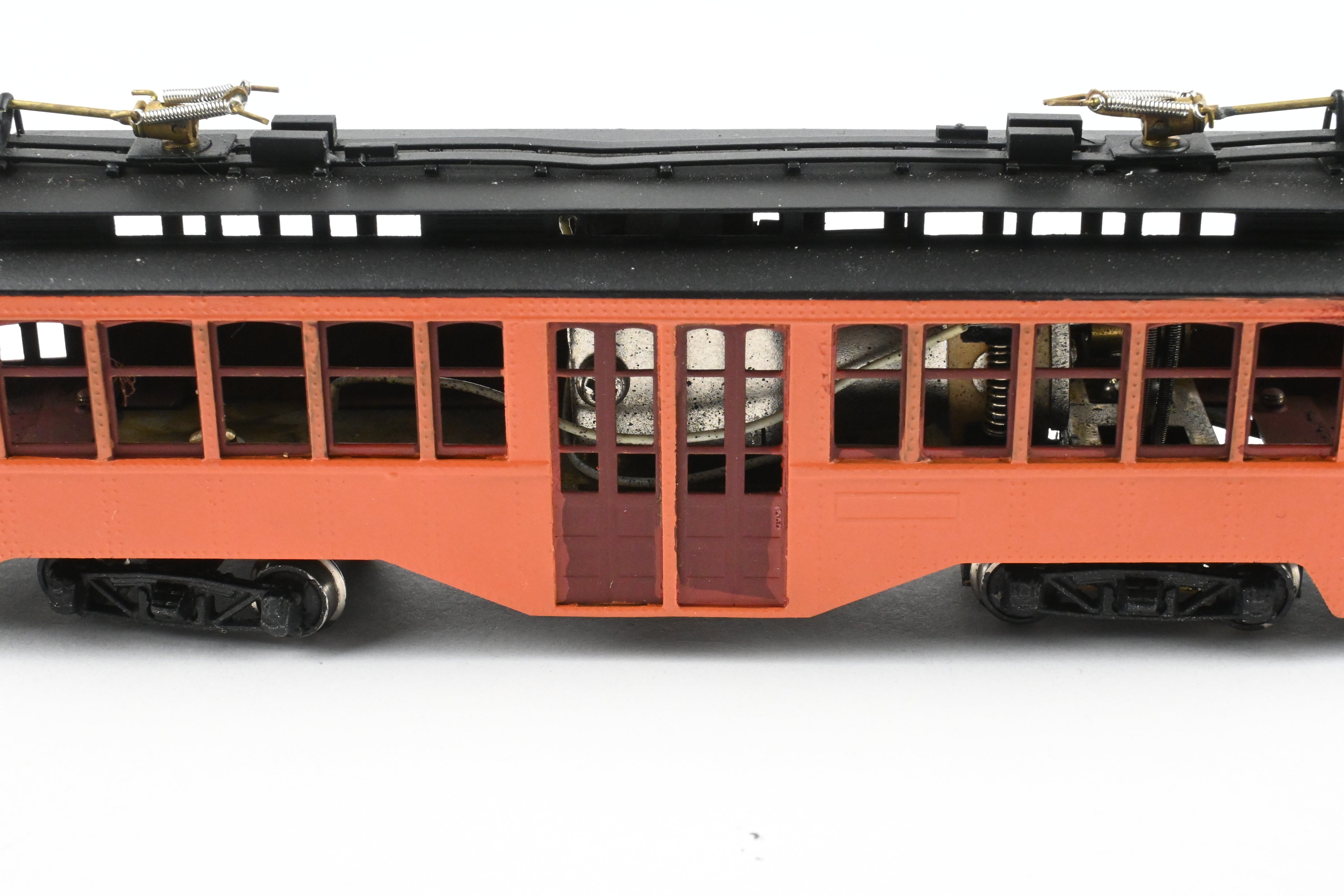HO Scale Brass Fairfield Pittsburgh Railway Co. Unlettered Double End Trolley