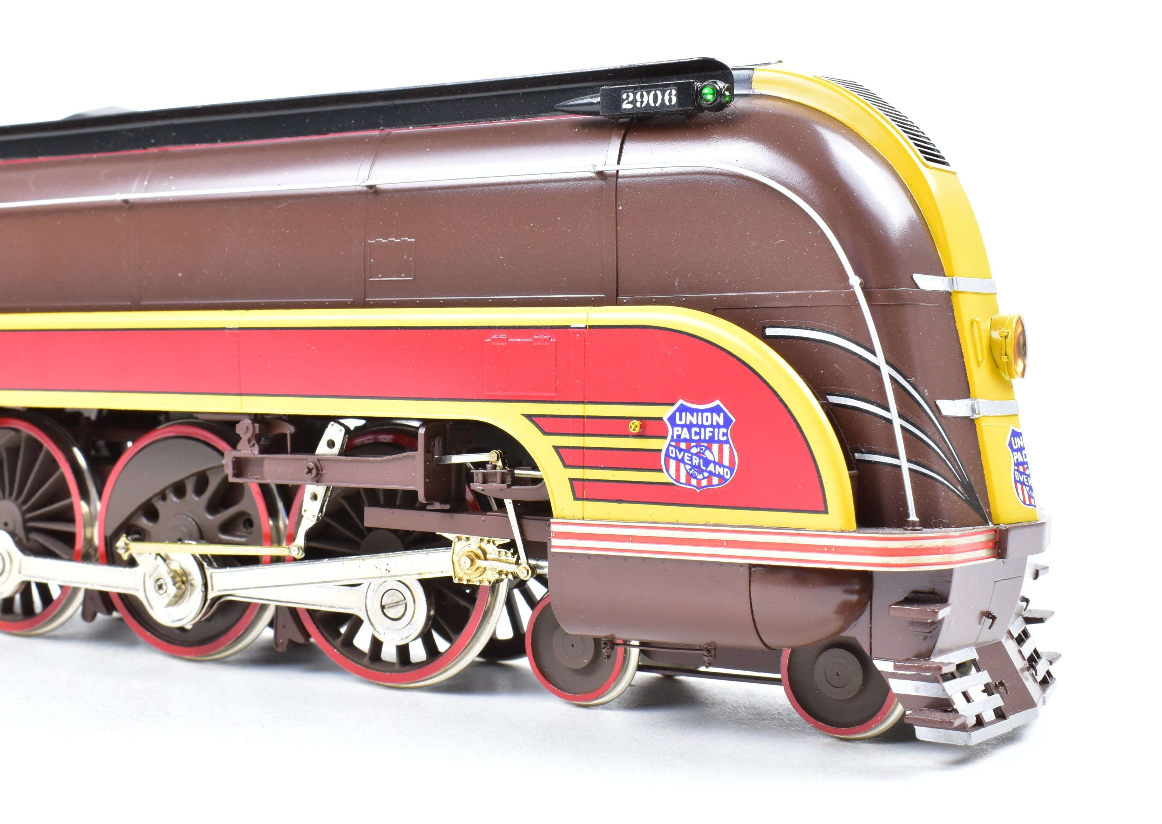 O Scale Brass Model Train - Overland Models, Inc. Union Pacific 2906 4-6-2 Streamlined Forty-Niner Factory Painted by OMI