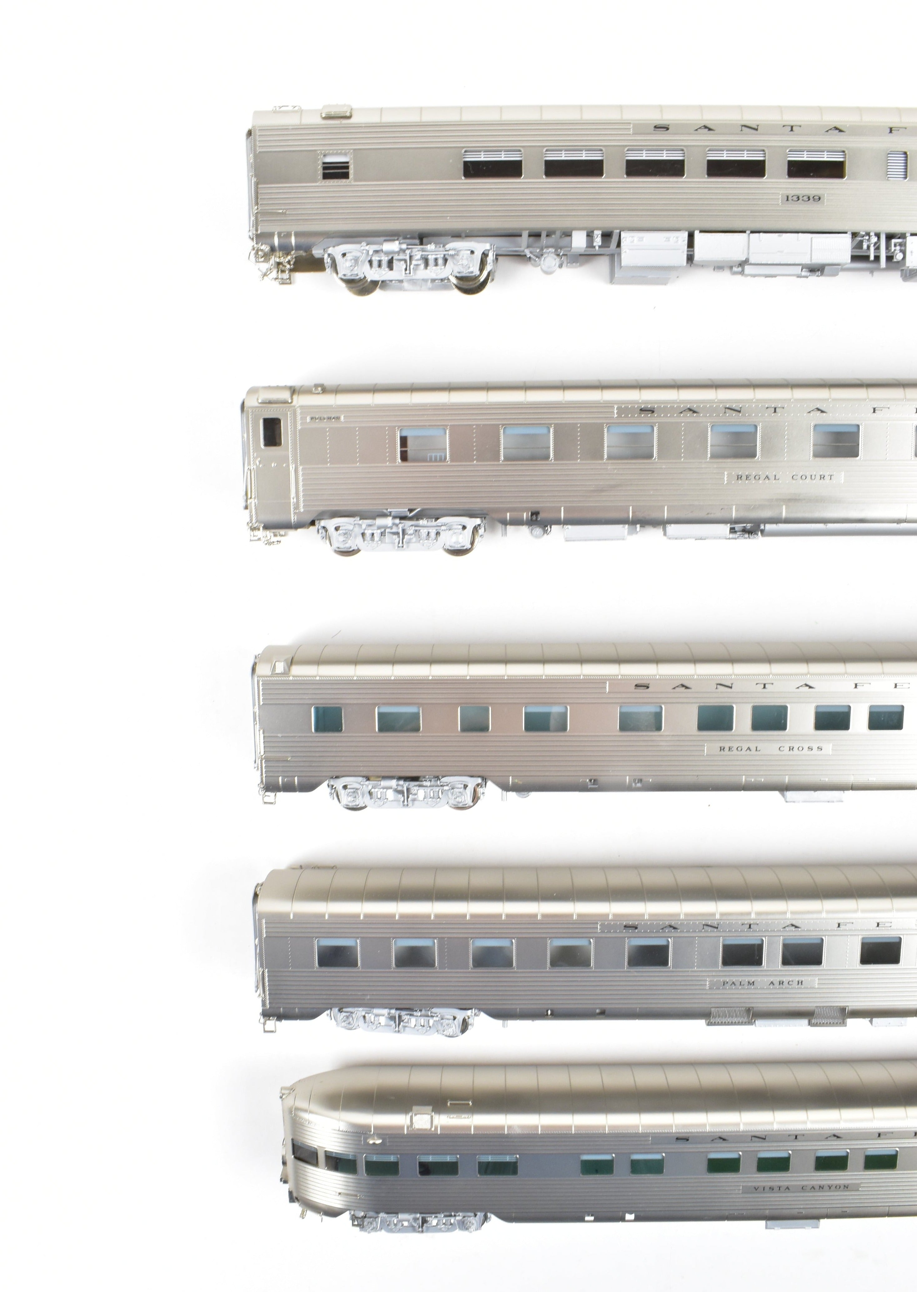 1951 ATSF Santa Fe Super Chief 10-Car Set by HO Brass CIL - Challenger Imports