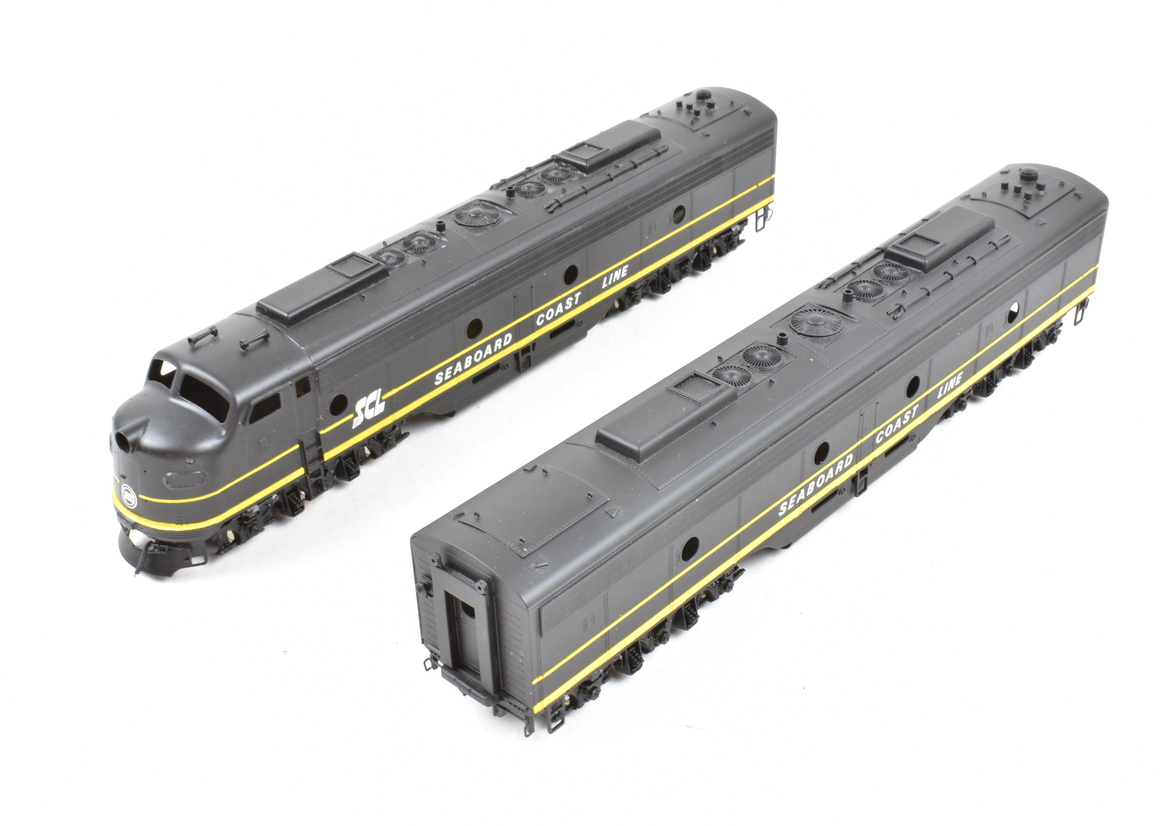 HO Scale Brass Model Train Set - Seaboard Coast Line E9 A/B Set from Westside Model Co.