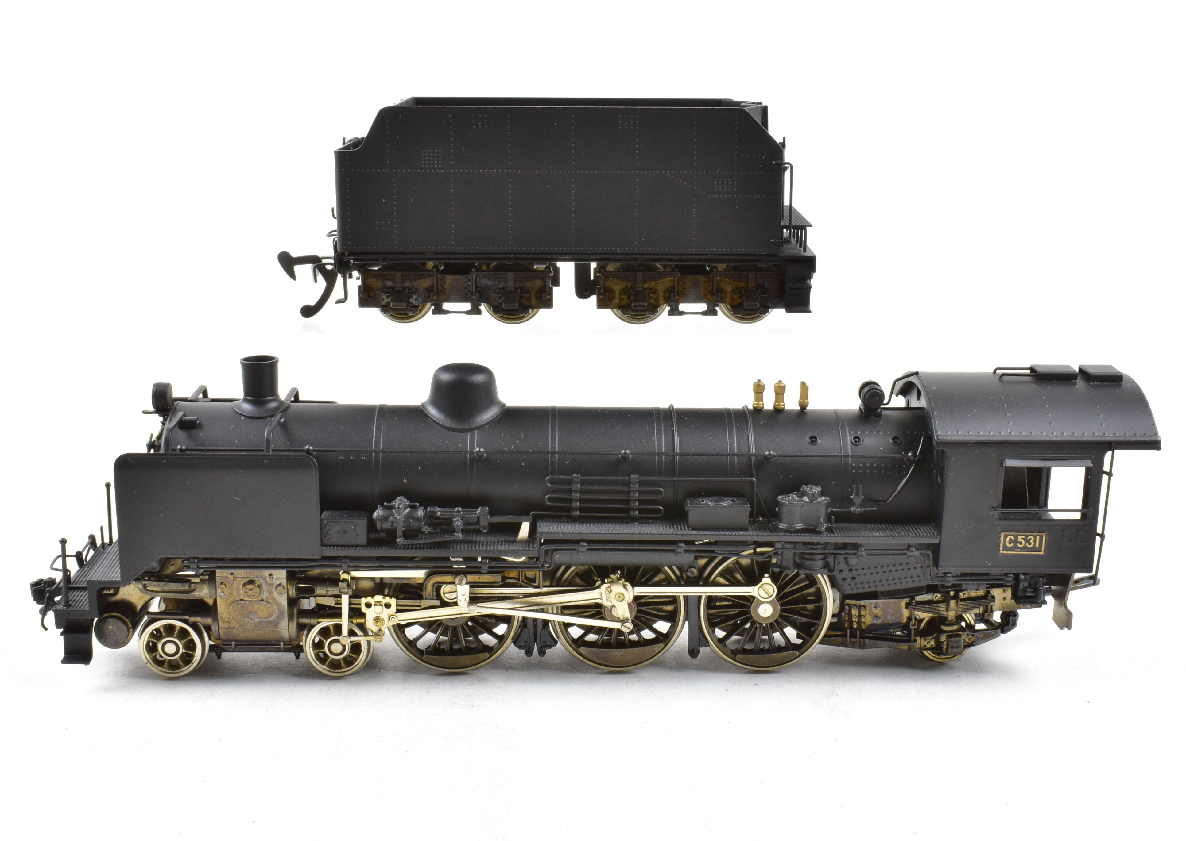 1/80 J Scale Brass KTM Katsumi JNR Japanese National Railways C53 4-6-2 FP Model