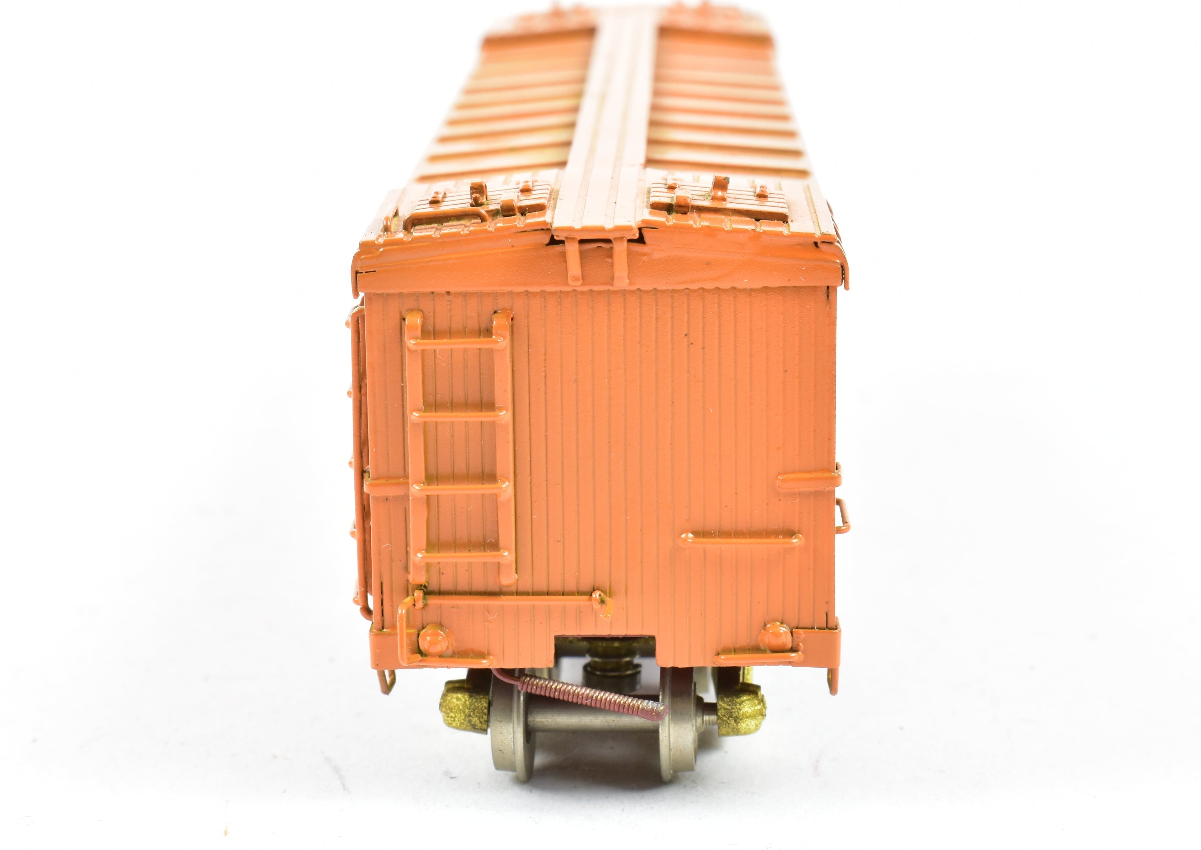 HOn3 Brass Empire Midland D&RGW Orange Painted 40' Refrigerator Car