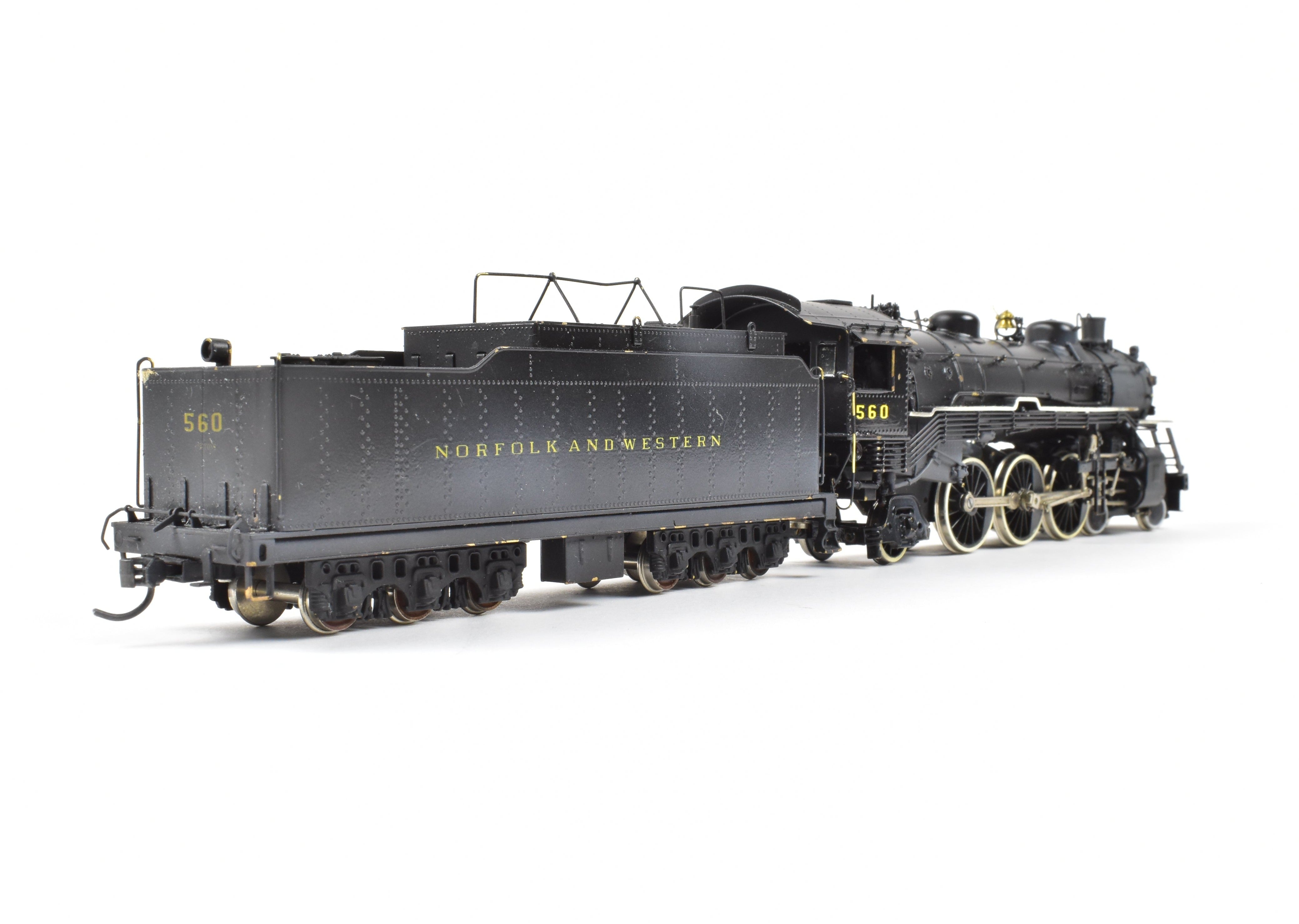 HO Scale Brass Hallmark Models MKT - Missouri Kansas Texas 4-6-2 C/P Pacific Model Train with N&W - Norfolk & Western Decals #560 in ReBoxx Packaging