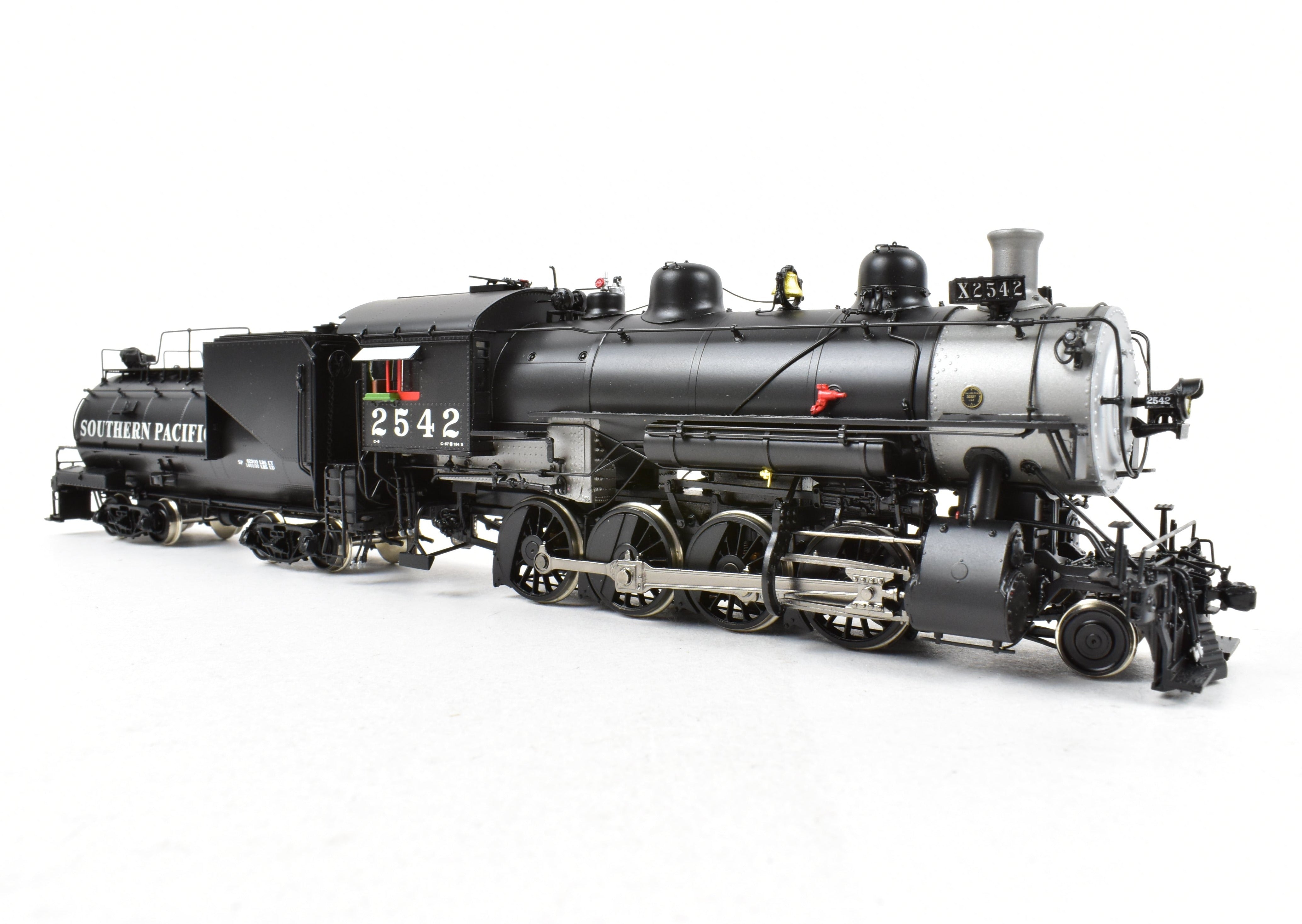 HO Scale Brass Steam Locomotive - Challenger Imports SP - Southern Pacific Class C - 9 2 - 8 - 0 Front Pilot Engine #2542