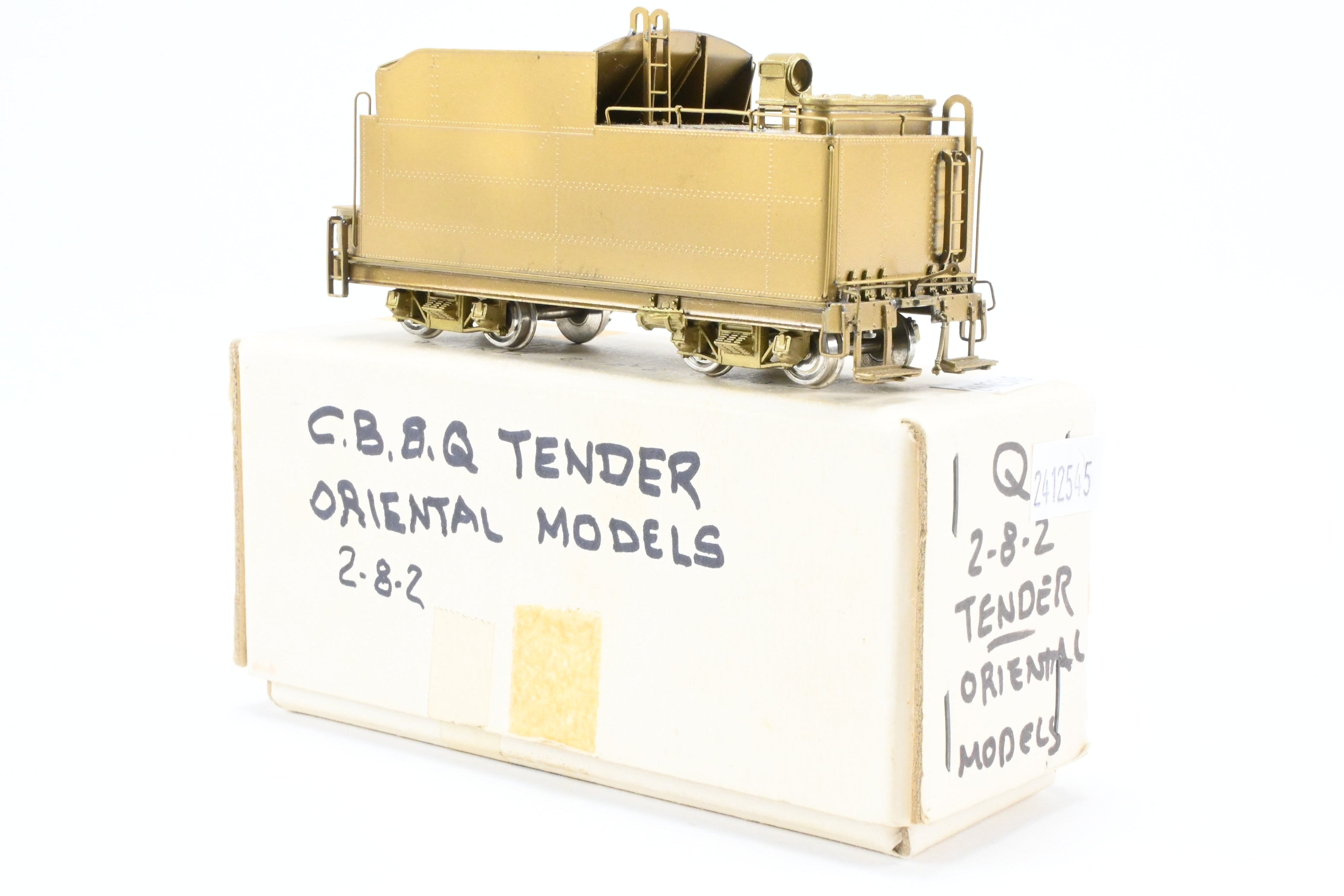 HO Scale Brass Oriental Limited CB&Q - Burlington Route O - 1a 2 - 8 - 2 Steam Locomotive Tender Only Model