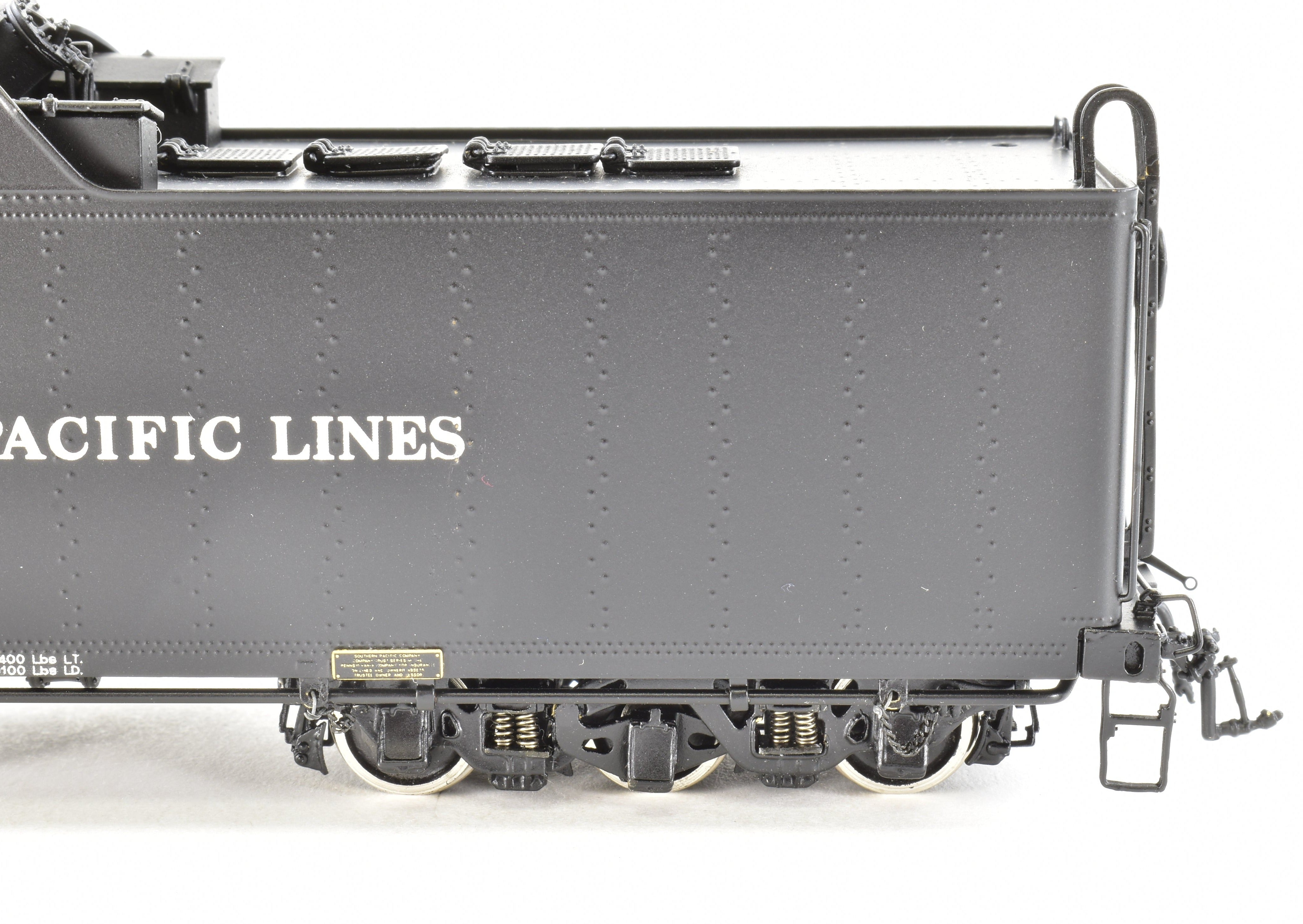 HO Scale Brass Model Train CON Key Imports SP - Southern Pacific Class AC - 9 2 - 8 - 8 - 4 Coal - Fired Passenger Locomotive #3800