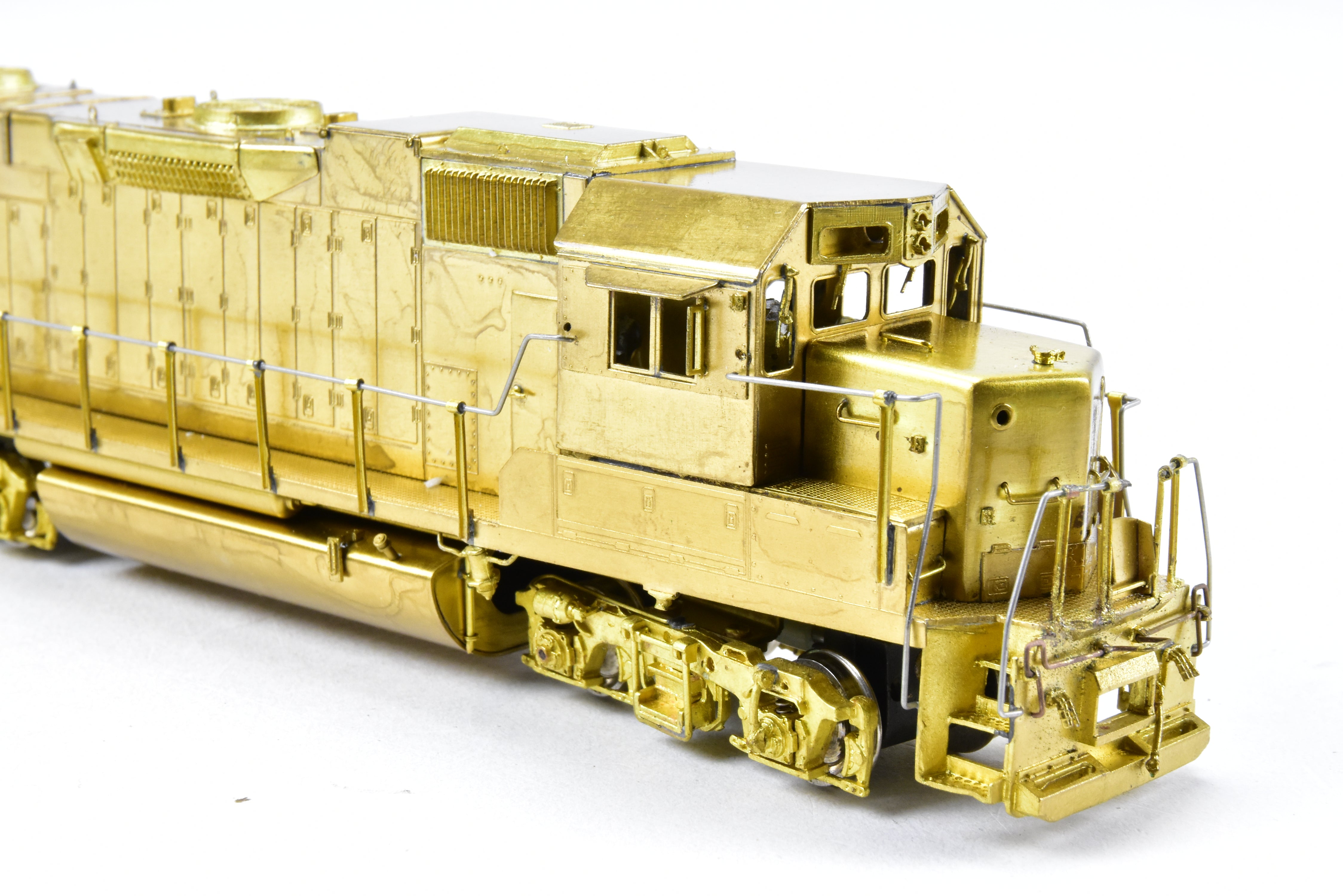 HO Scale Brass Locomotive Model - Overland Models Inc. EMD GP38 - 2 with Extended - Range Dynamic Brakes for Various Railroads