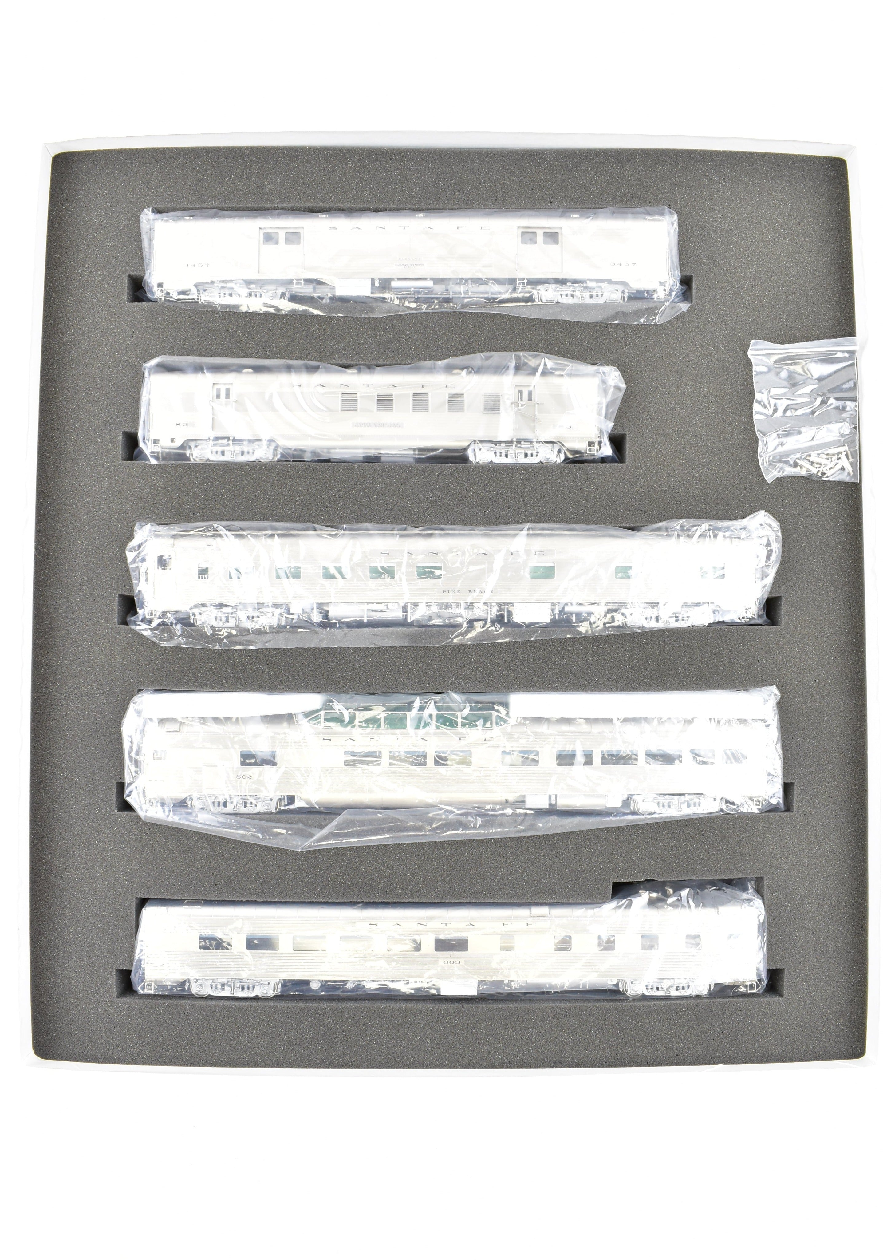 High - Quality HO Scale Brass Train Car Set - Challenger Imports ATSF - Santa Fe 1951 Super Chief 10 - Car Collection