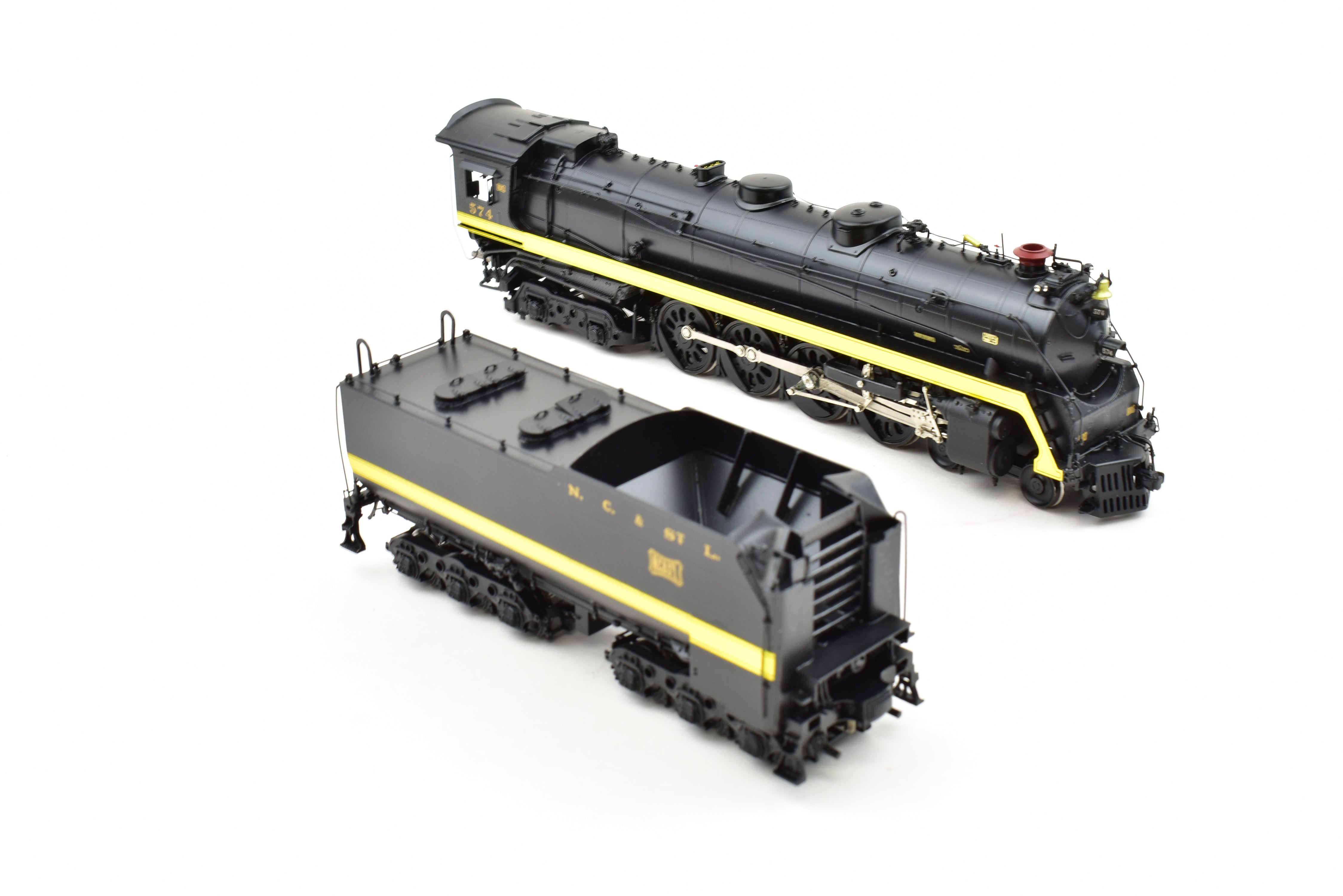 HO Brass OMI - Overland Models 4-8-4 Yellow Jacket No. 574 NC&StL