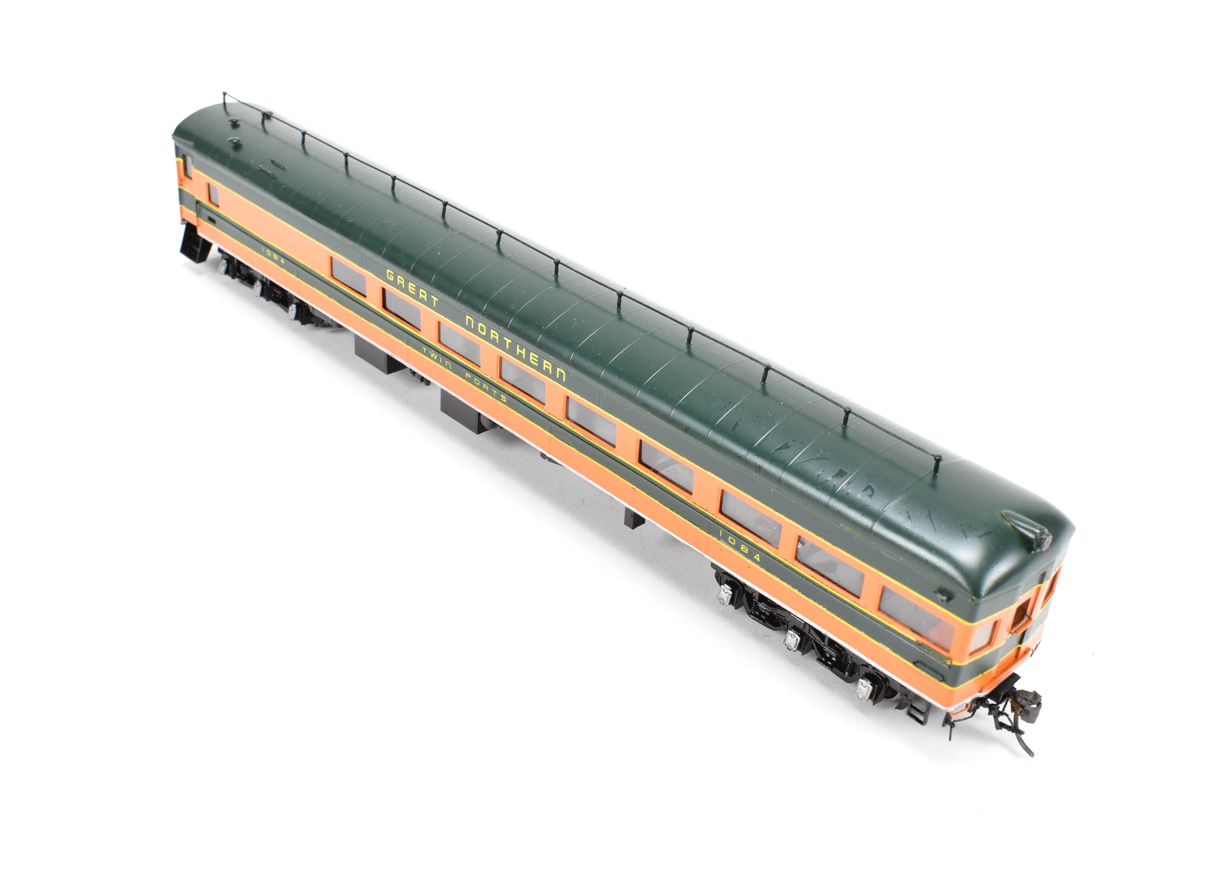 HO Brass Oriental Limited GN - Great Northern Twin Ports Buffet-Parlor-Observation Car, Empire Builder Scheme