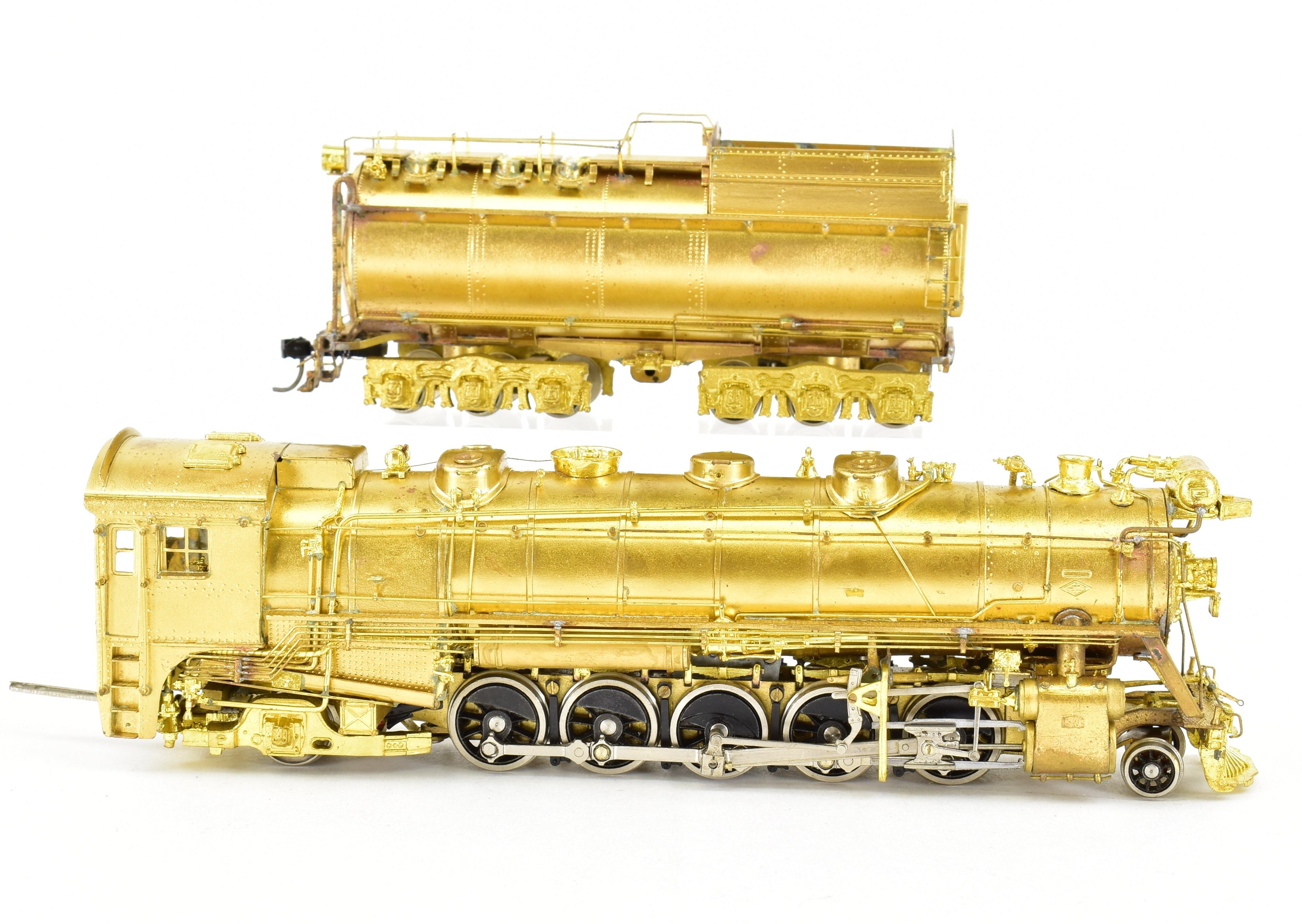 HO Scale Brass Model Train - Van Hobbies Canadian National Railway (CNR) 2-10-2 Class T-2a Locomotive #4100