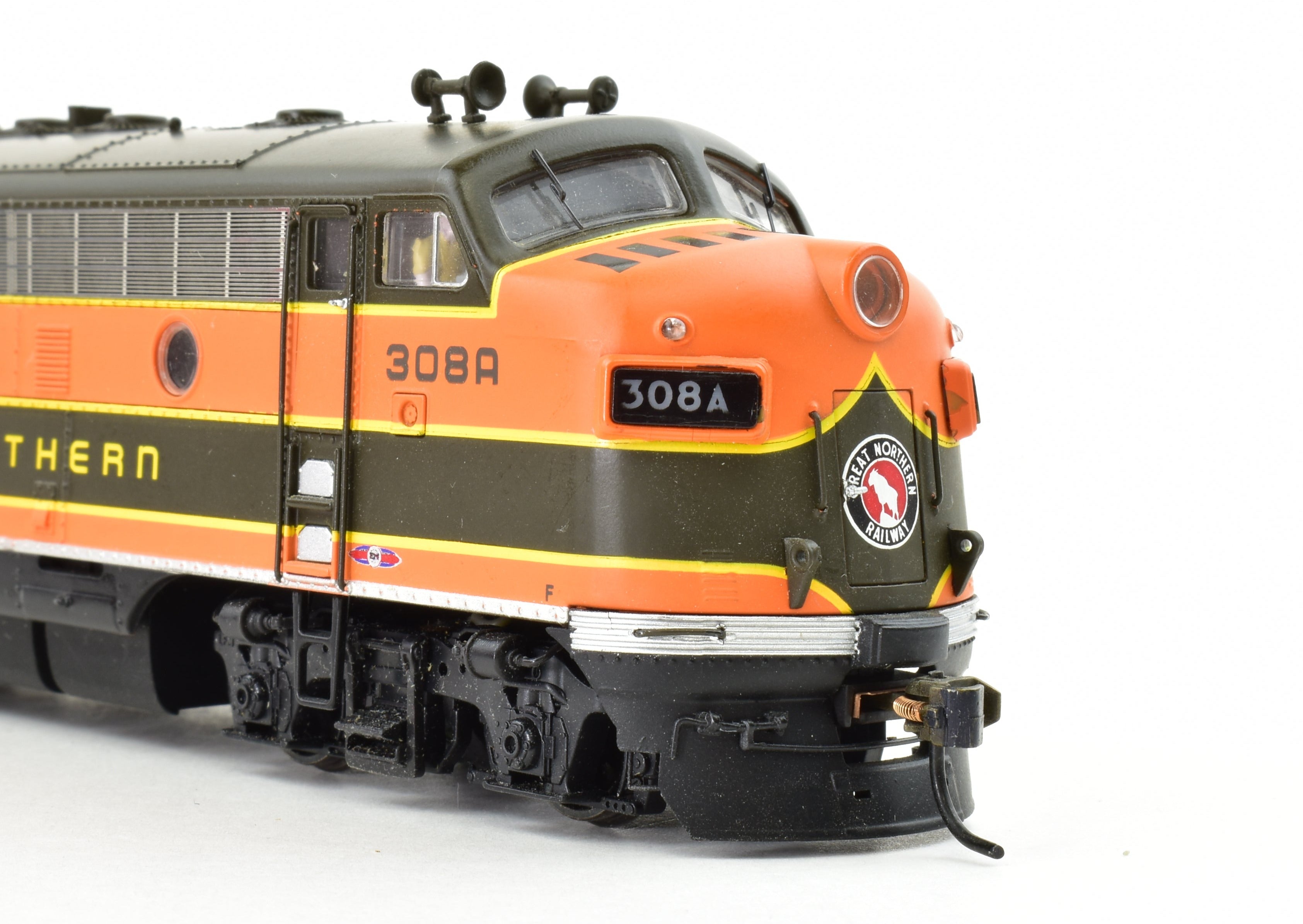 Broadway Limited Imports GN Great Northern EMD F7A/B Set with QSI DCC & Sound