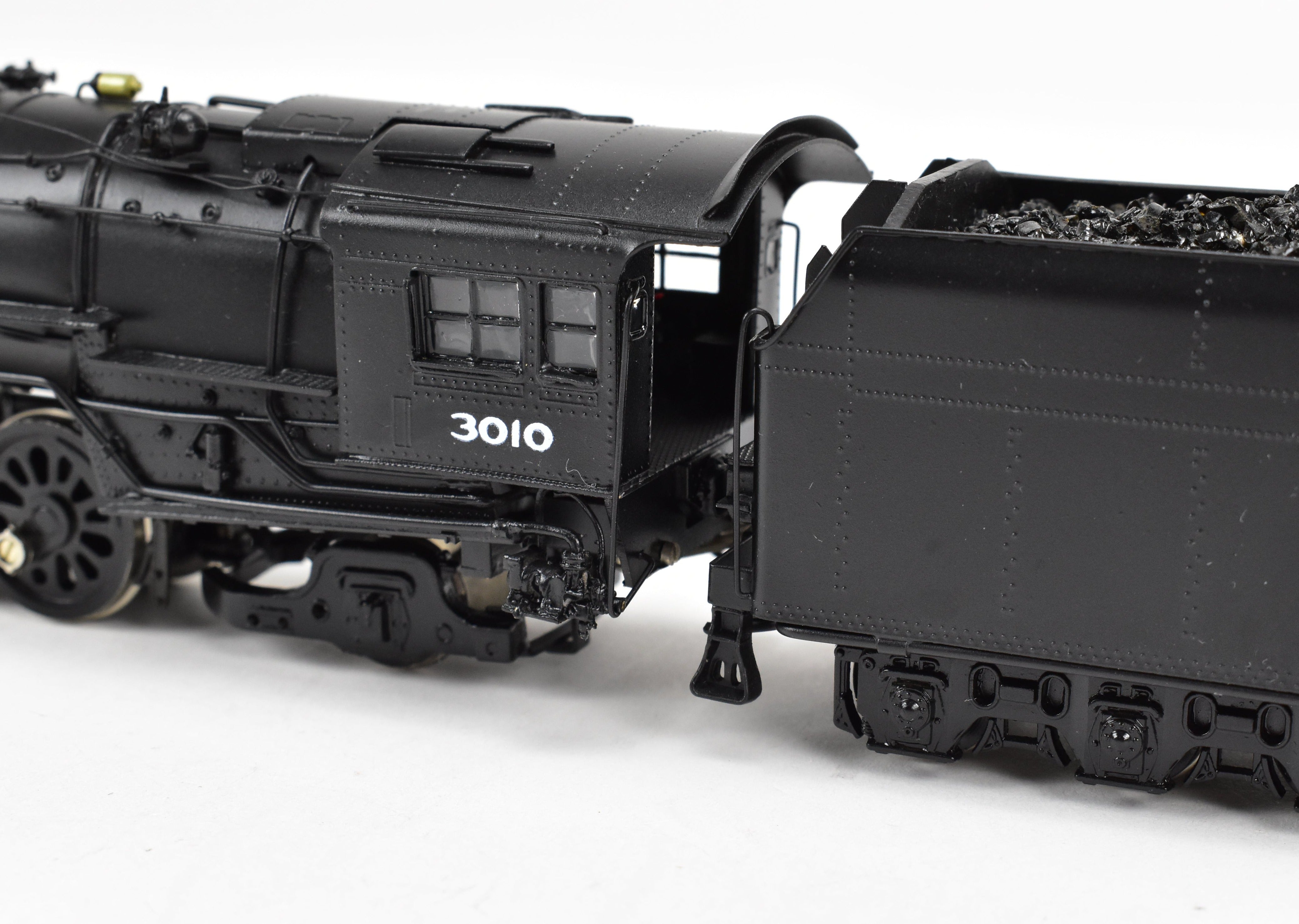 HO Scale Brass Key Imports Model Train - New York Central L-3a 4-8-2 Mohawk 1977 Run Custom Painted Locomotive with Road Number 3010 Decals