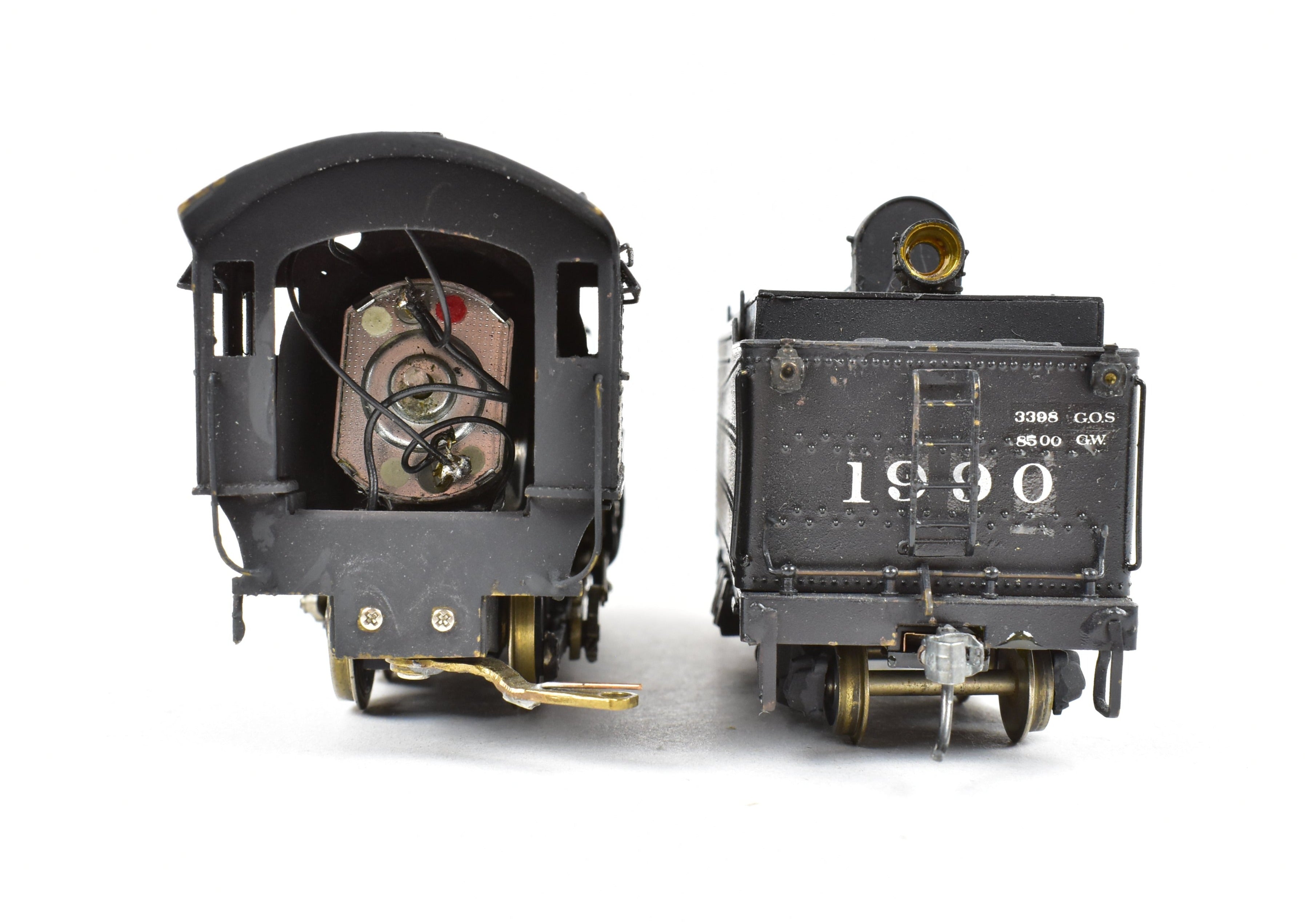 HO Brass PFM - United ATSF Santa Fe 2-8-0 Custom Painted with Can Motor & NWSL Gearbox Upgrade