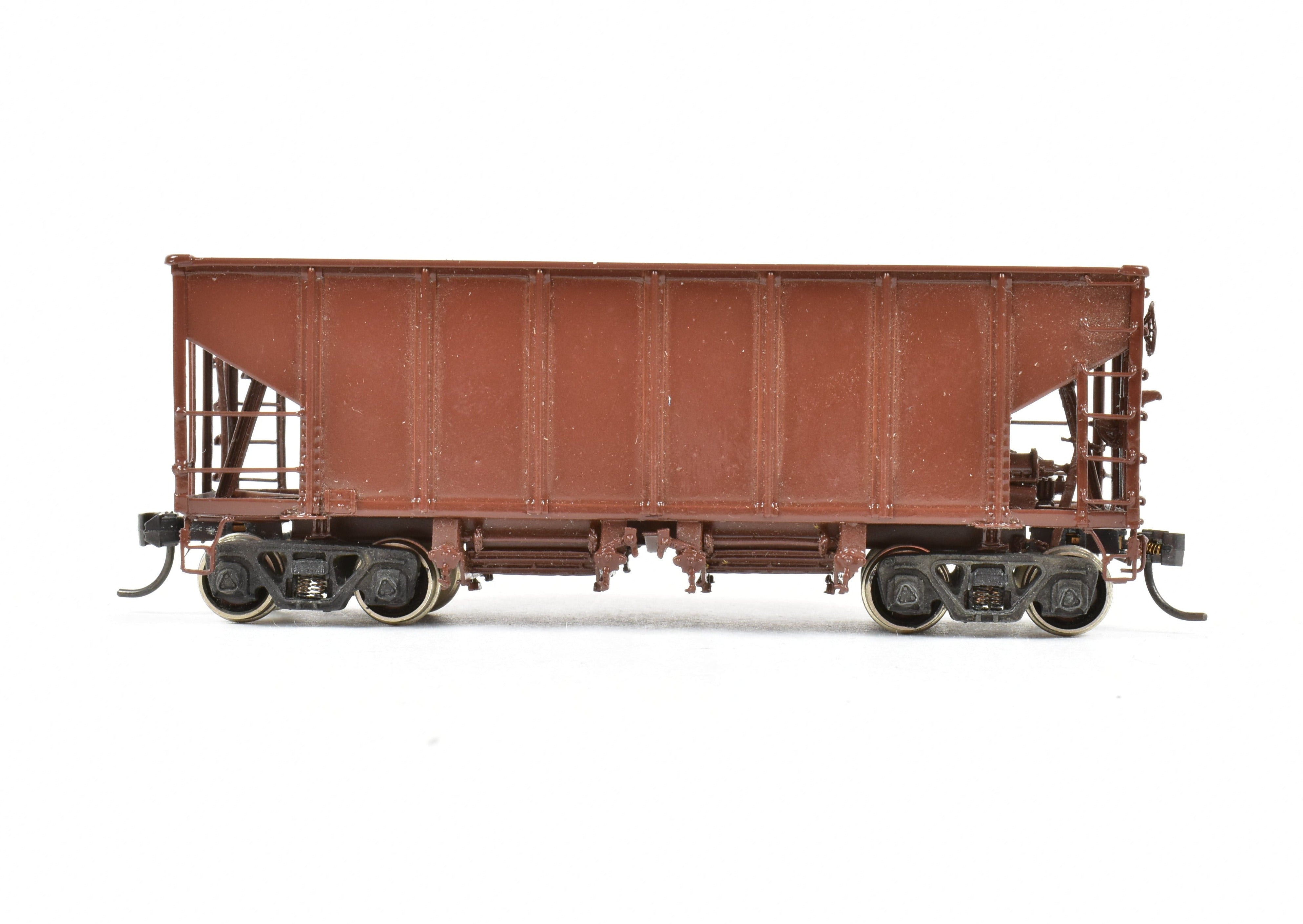 HO Scale Brass Precision Scale Co. (PSC) Southern Pacific (SP) 100-Ton Ballast Car with Factory Paint Finish
