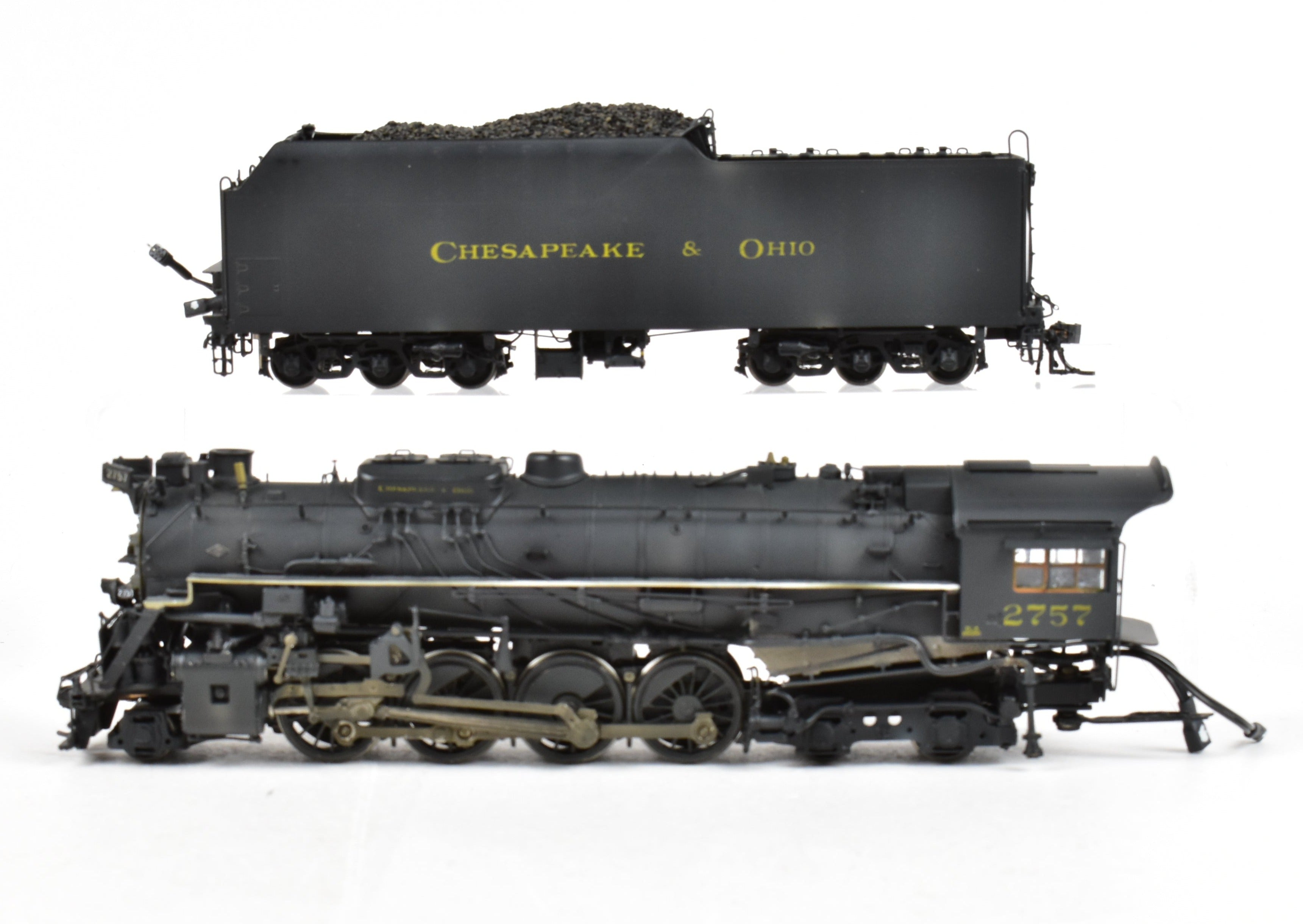 HO Brass Precision Scale Co. C&O K-4 2-8-4 Kanawha #2757 DCC Sound Model
