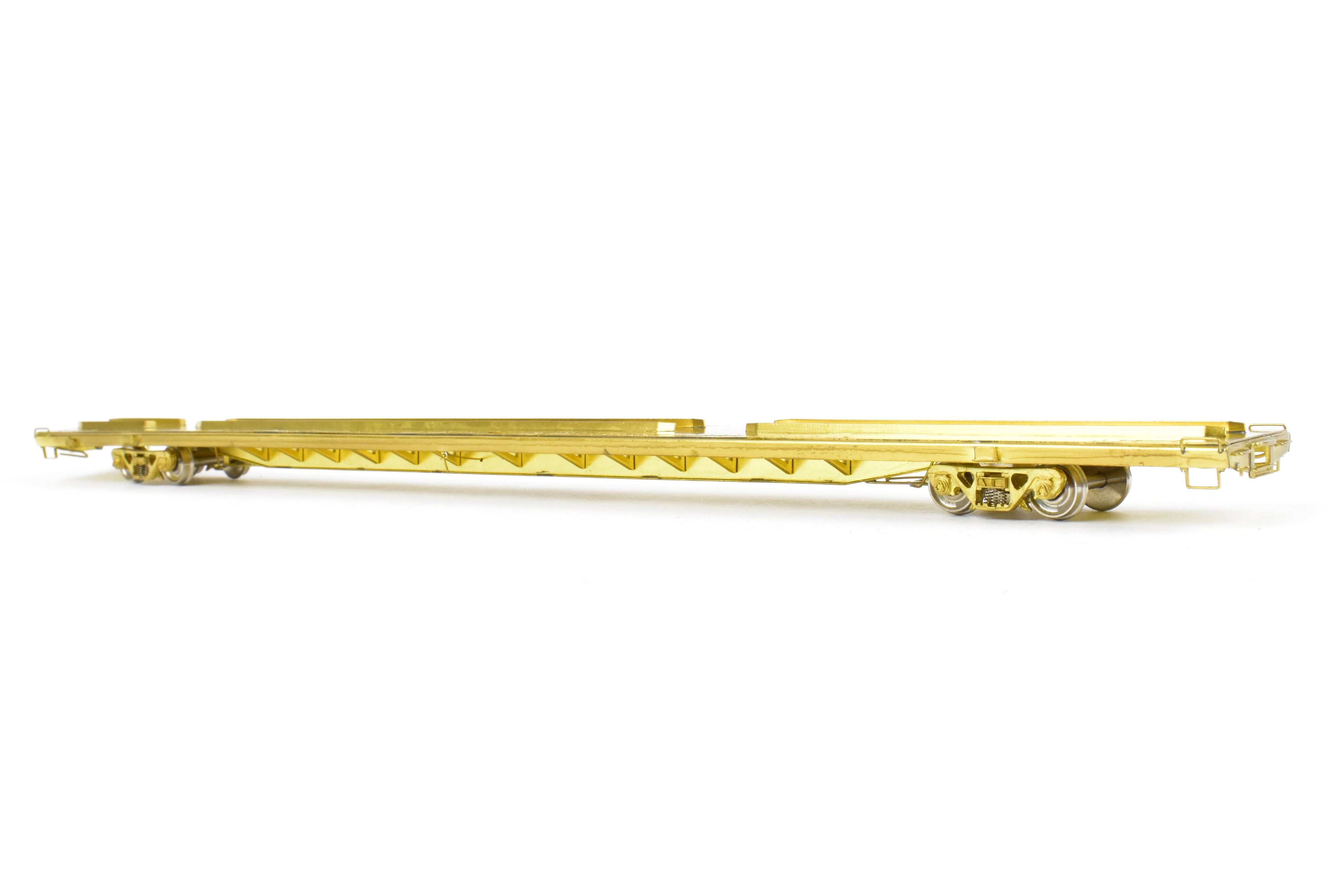 HO Brass OMI TOFC Flat Car 89'-4 Twin 45' from Overland Models