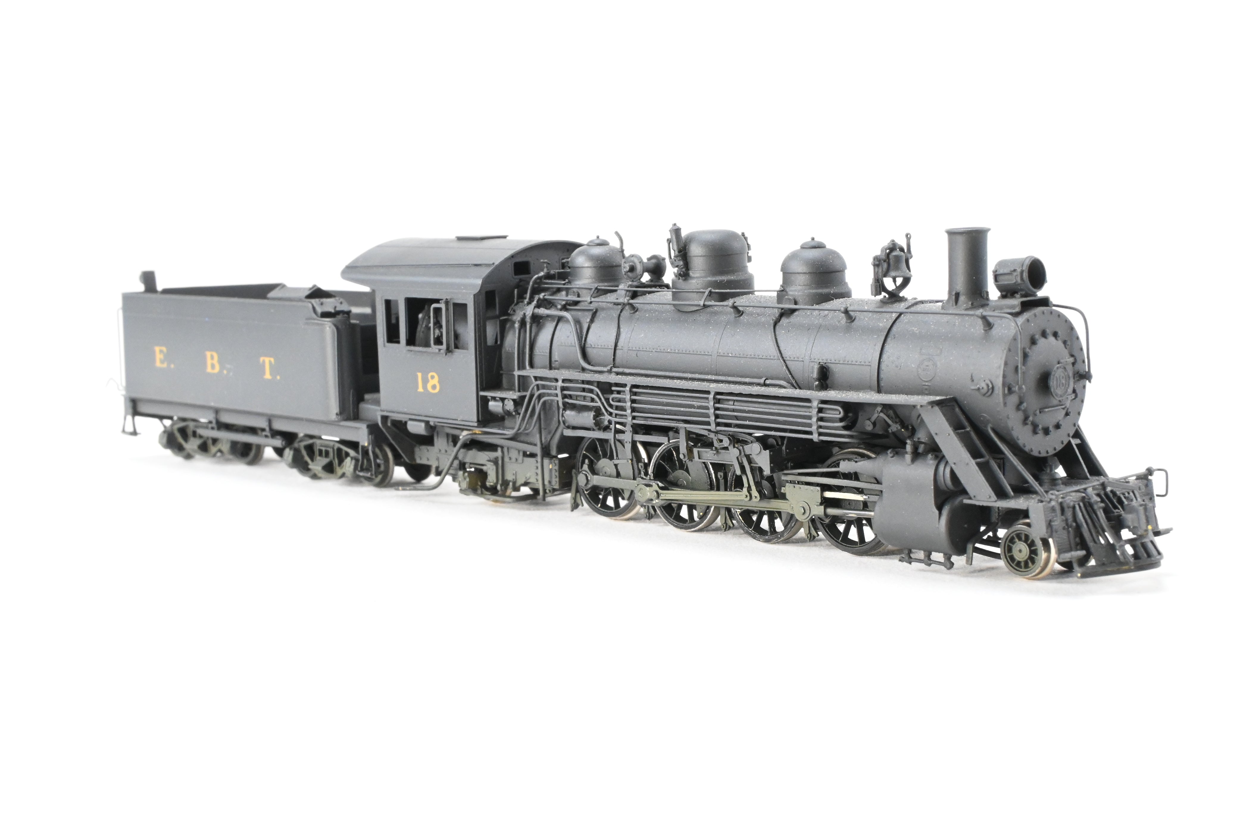 HOn3 Scale Brass Hallmark Models Custom - Painted EBT (East Broad Top) 2 - 8 - 2 Mikado Locomotive Model No. 18