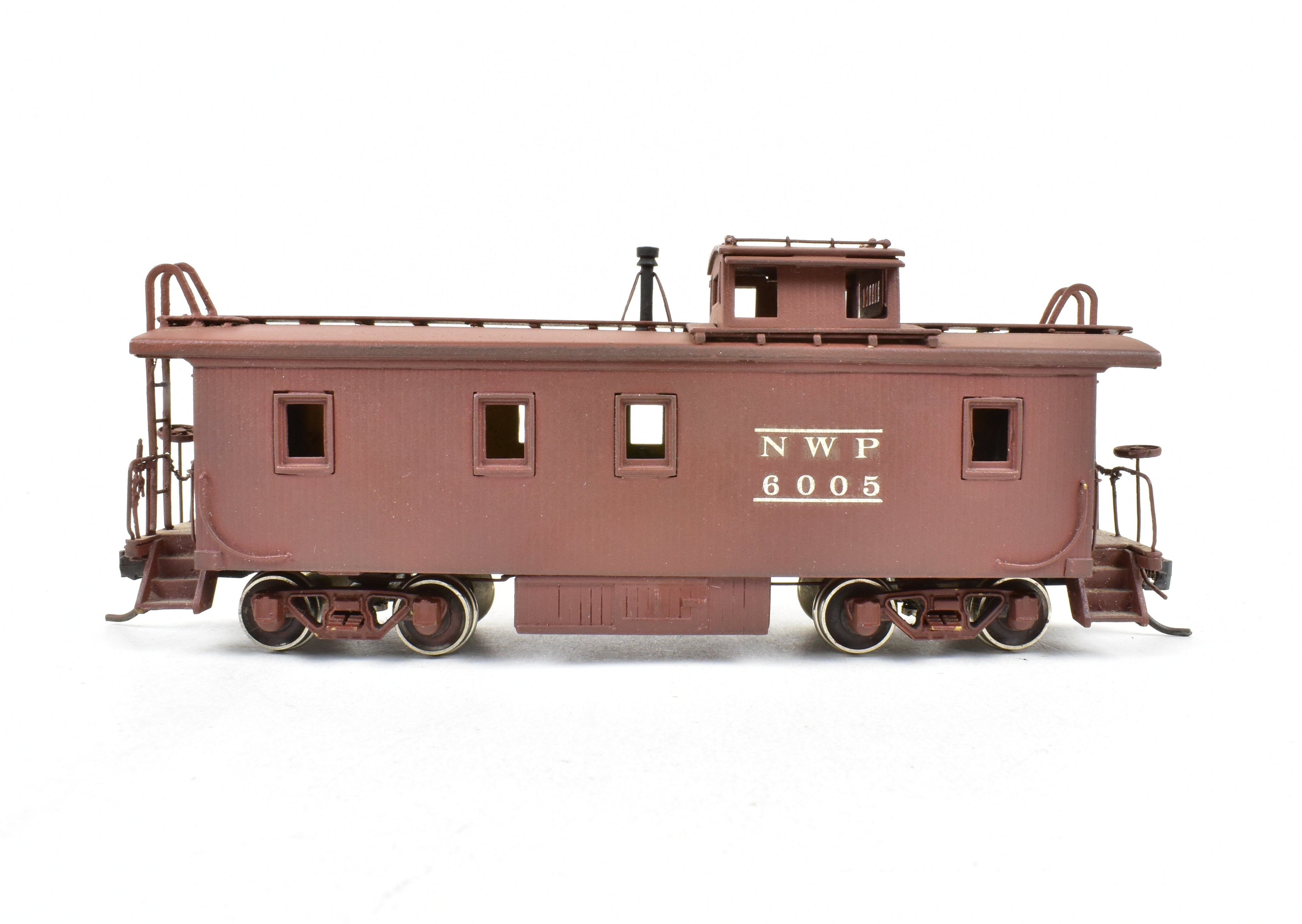 HO Brass Precision Scale Co. Custom Painted Northwestern Pacific C-30-1 Wood Cupola Caboose