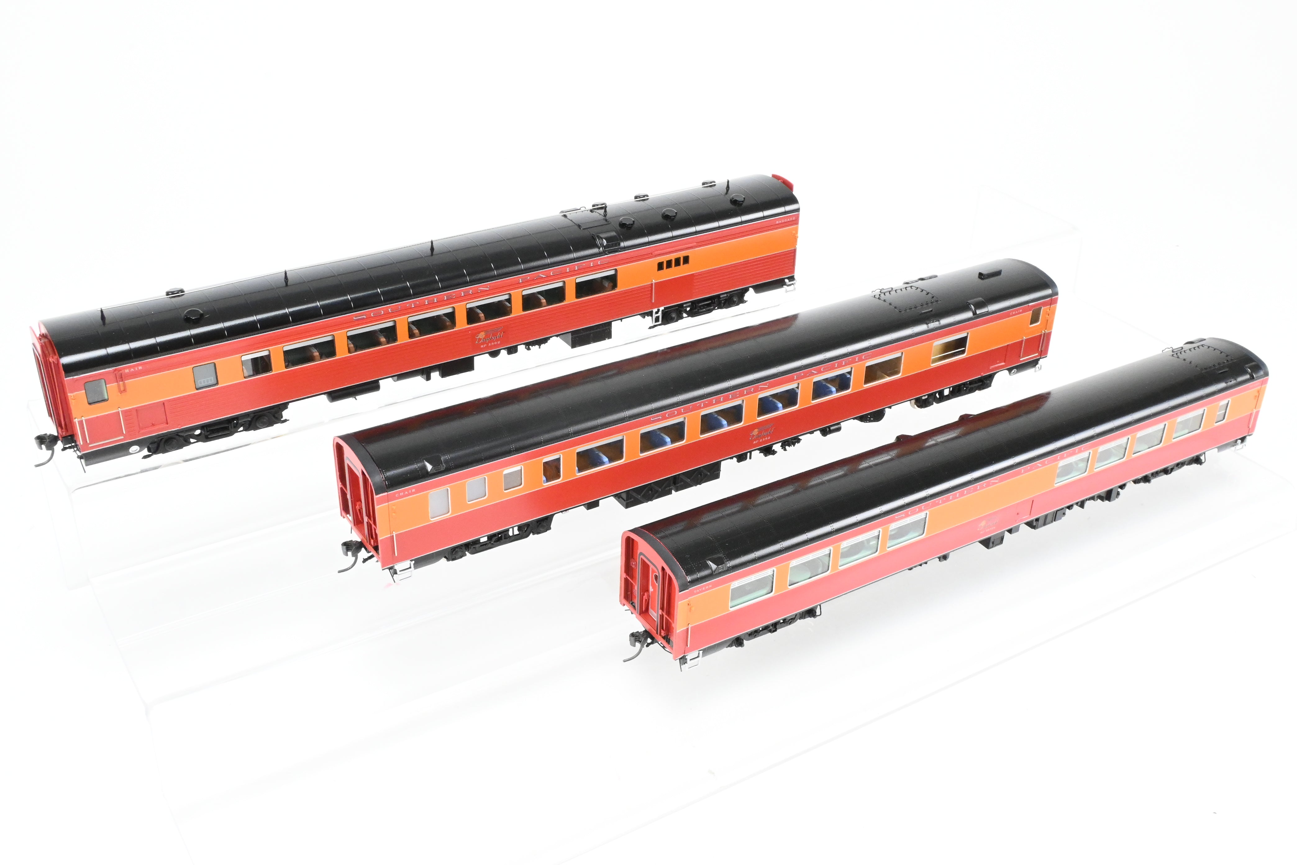 HO Scale Brass CON CIL - Challenger Imports Model Train Set - Southern Pacific 1955 Morning Daylight 10 - Car Full Train Set FP