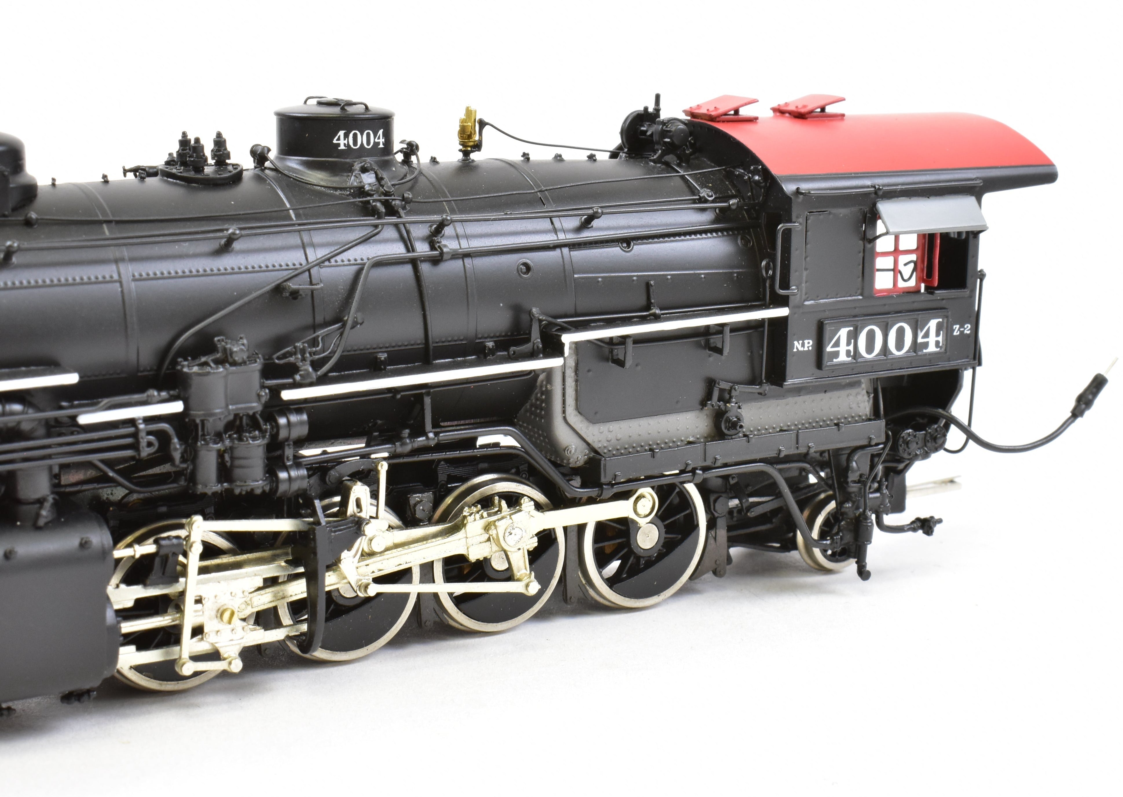 HO Scale Brass Model Train - W&R Enterprises Northern Pacific Class Z - 2 2 - 8 - 8 - 2 Version 3 Factory Painted Locomotive No. 4004