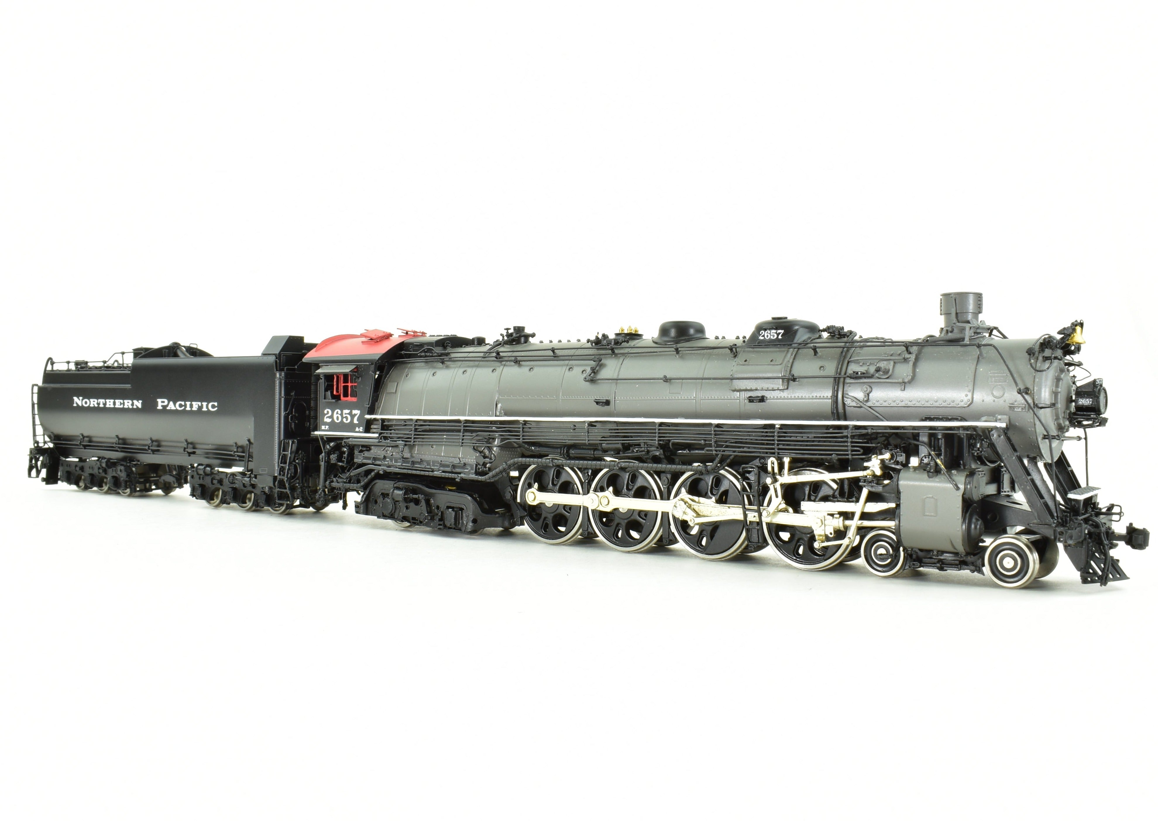 HO Scale Brass Model Train - W&R Enterprises NP Northern Pacific Class A-2 4-8-4 Limited Edition No. 3 with TCS DCC & Sound System