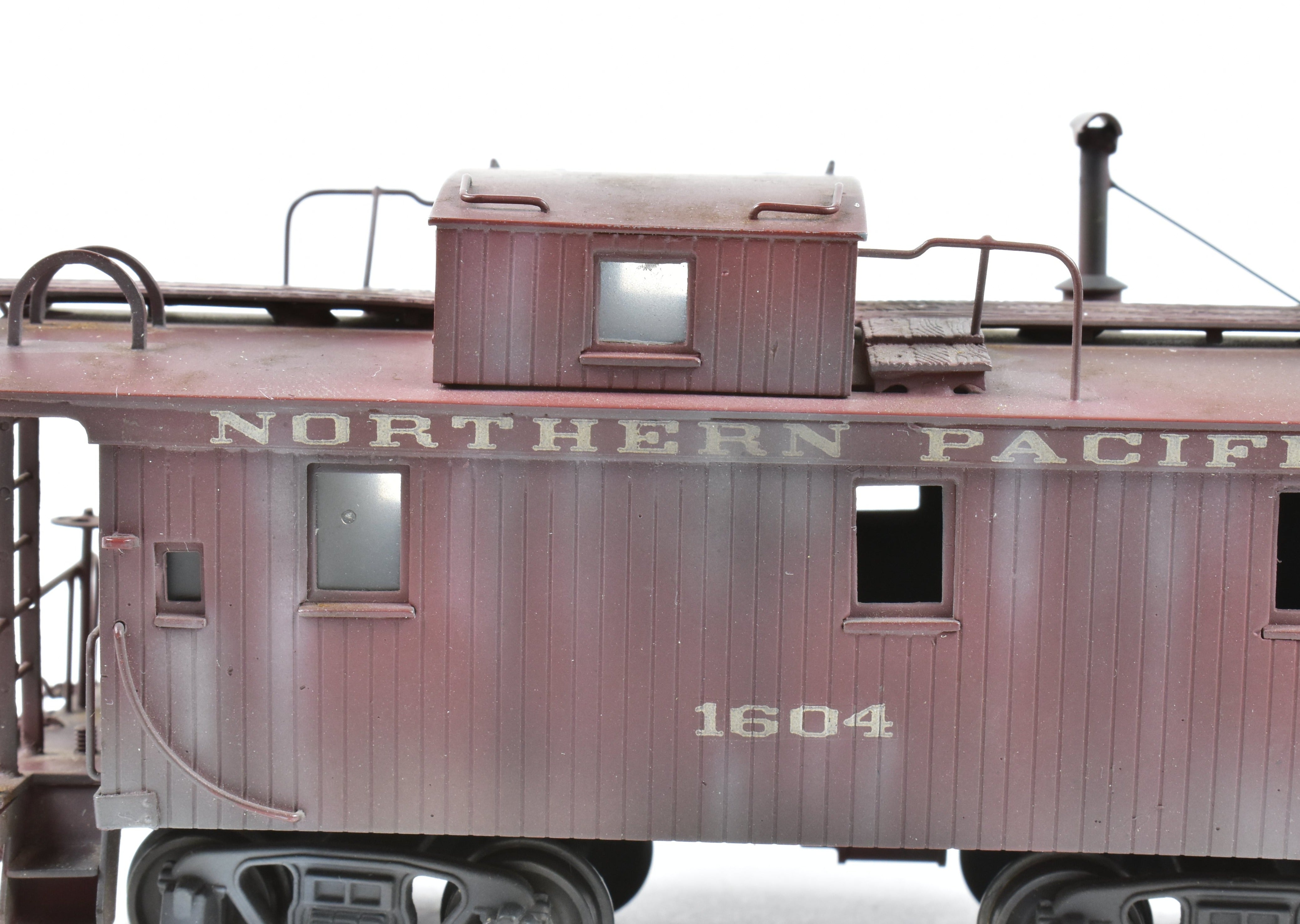 Custom Painted HO Scale Brass PFM United Northern Pacific Wood Caboose Model