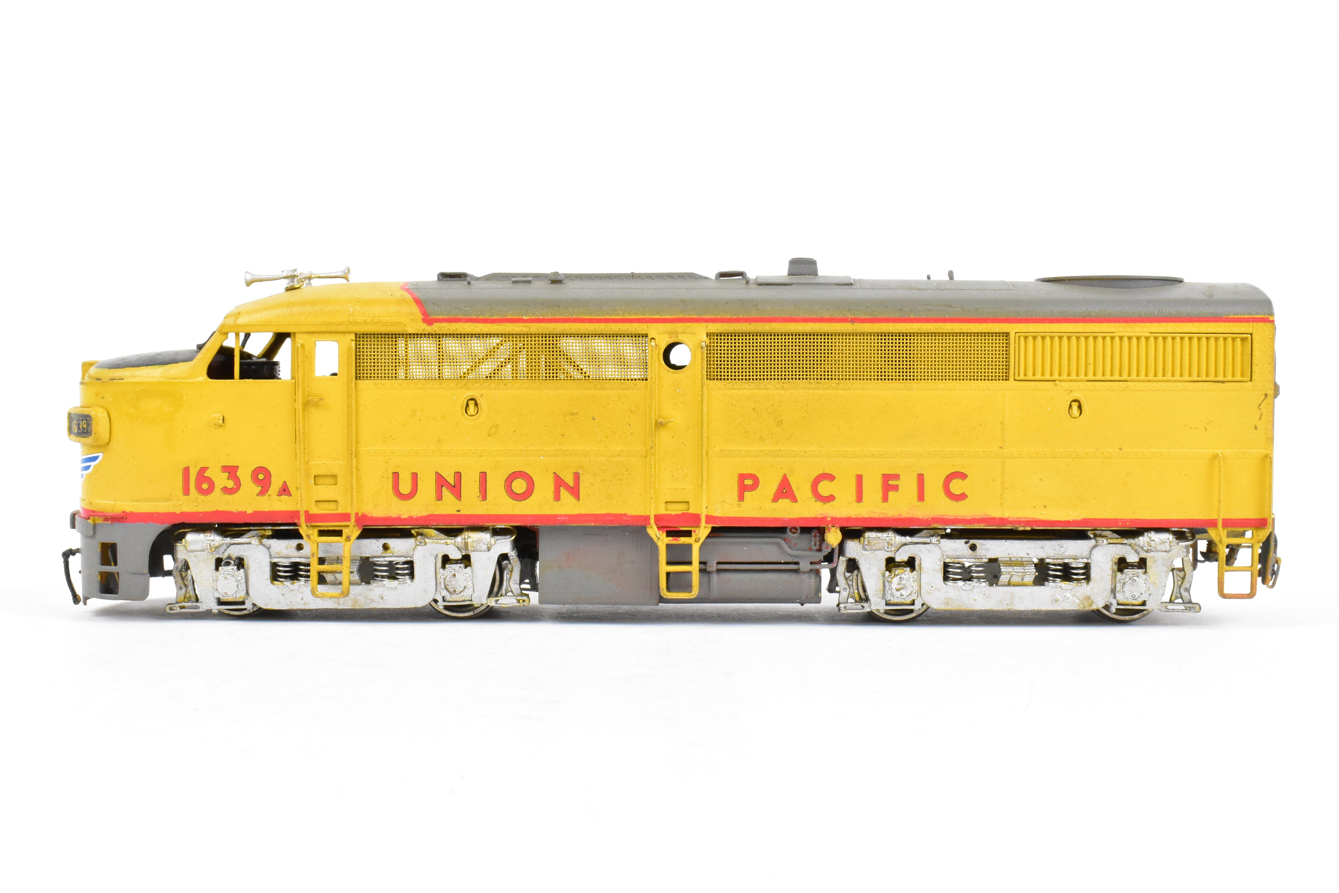 HO Brass OMI UP Union Pacific Alco FA-1 with Dynamic Brakes, Weathered #1639a