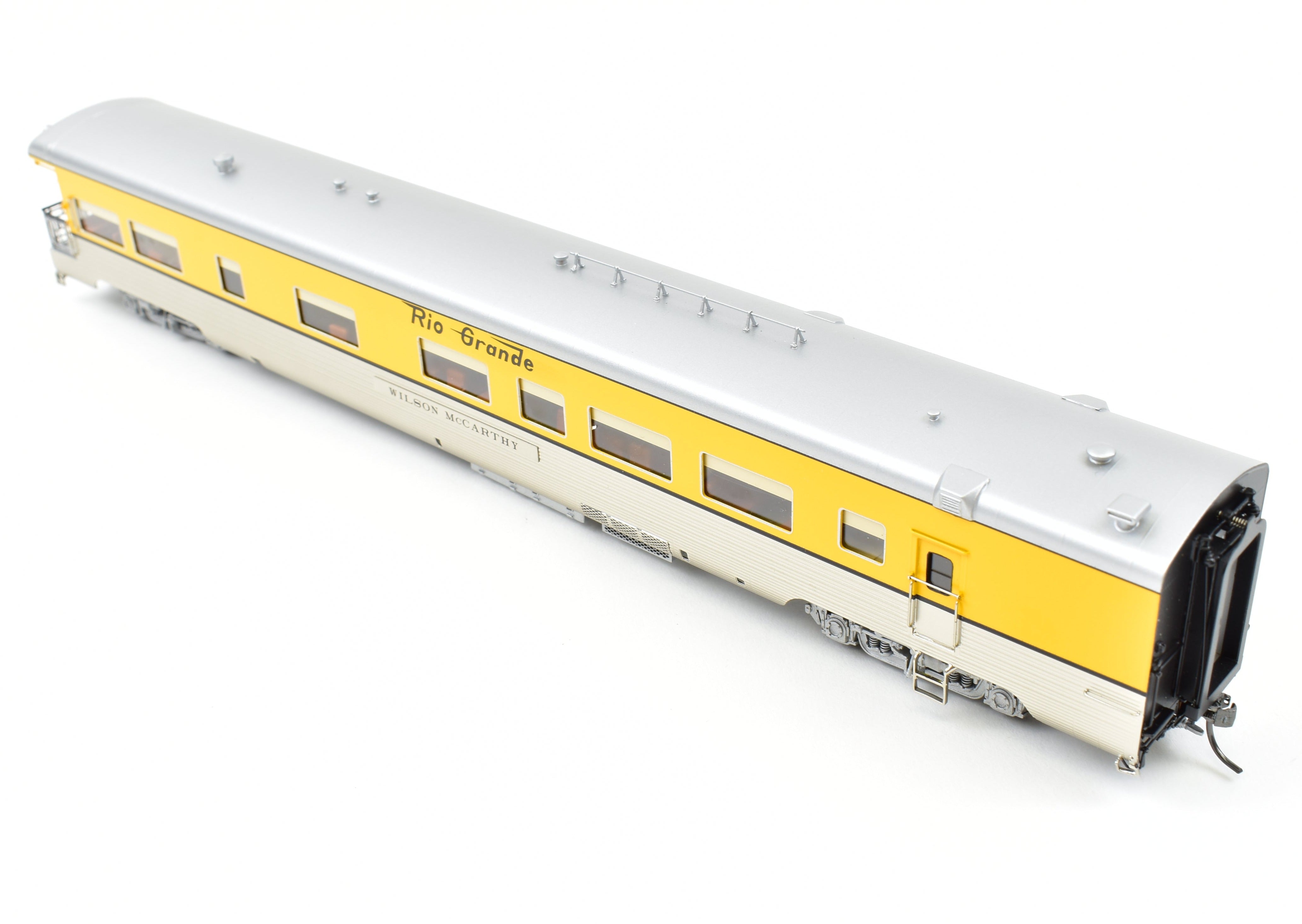 HO Scale Brass Colorado Division Point Denver & Rio Grande Western Lightweight Business Car Wilson McCarthy Factory Painted Model Train