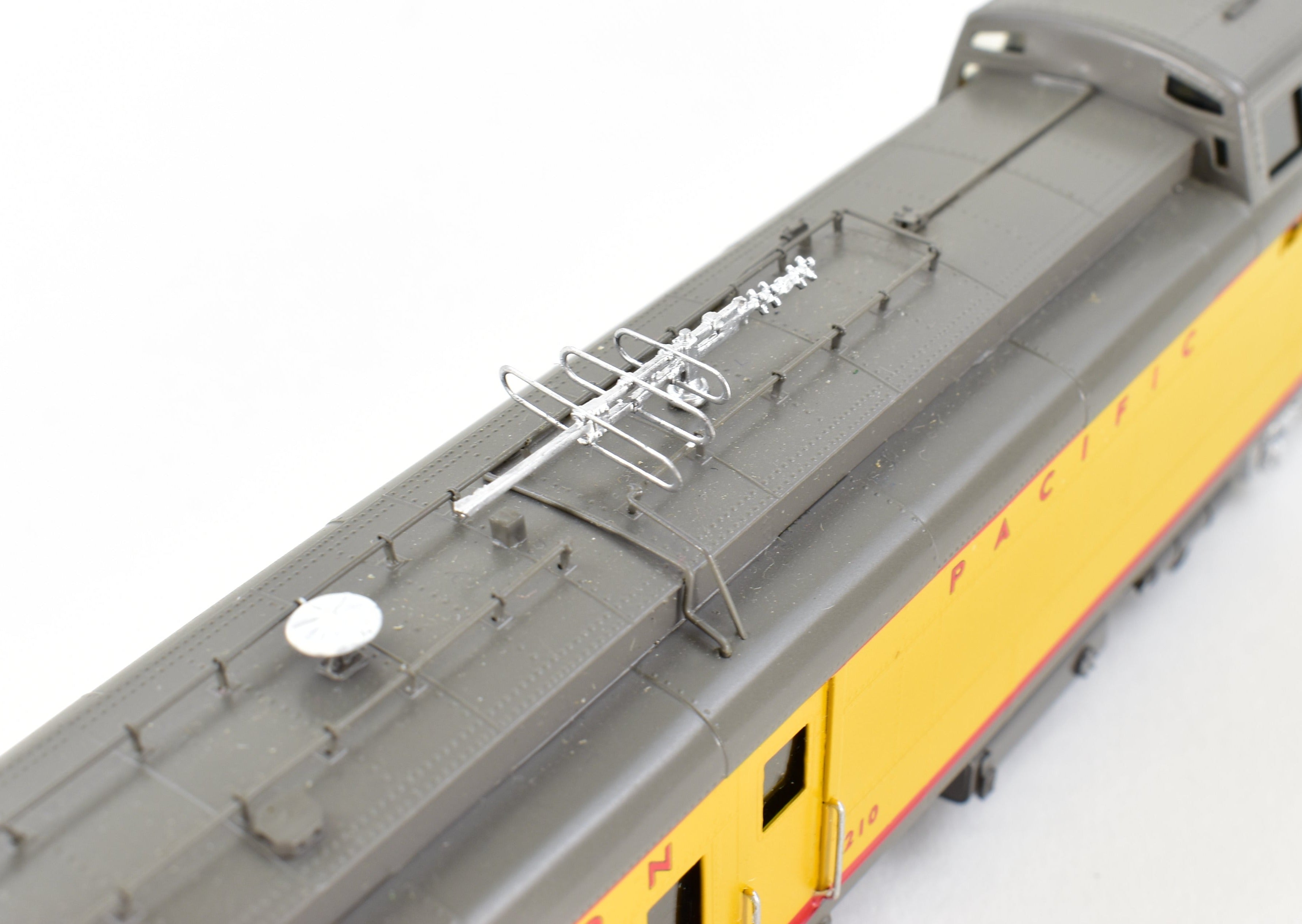 HO Scale Brass OMI - Overland Models, Inc. Union Pacific Dynamometer Car #210 in Original Configuration with Professional Painting for Model Railroading Enthusiasts
