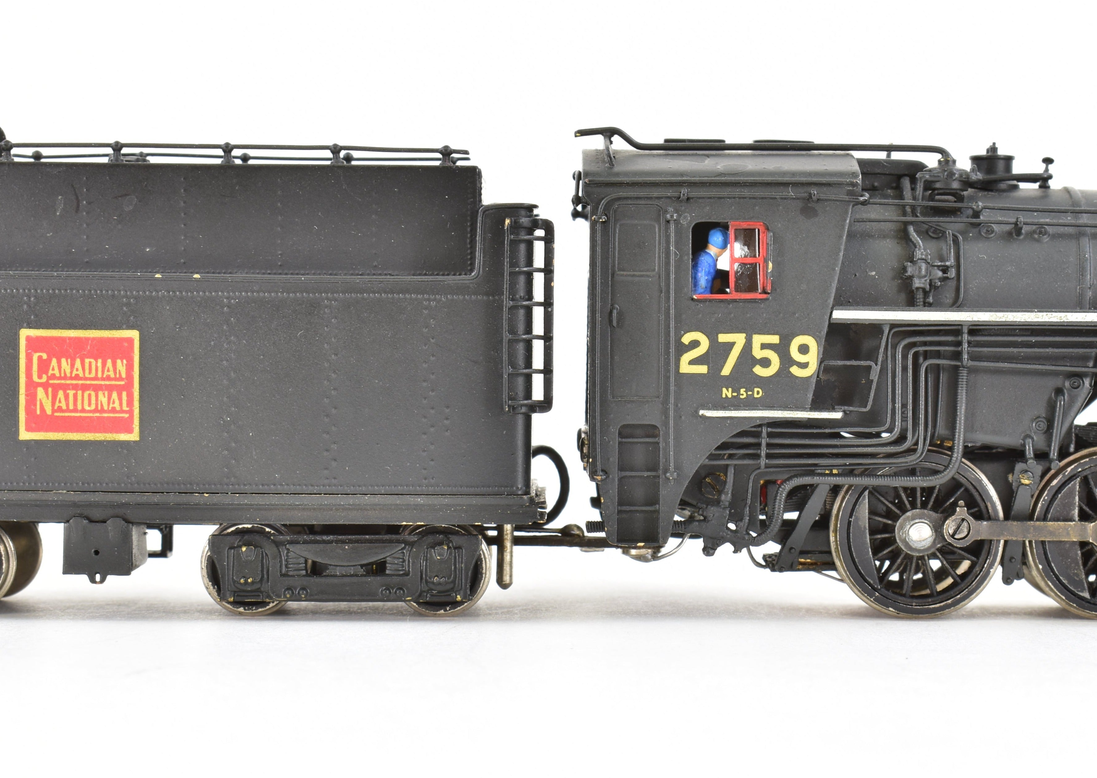 HO Brass Van Hobbies CNR N5d 2-8-0 Consolidation Model in Fair Condition